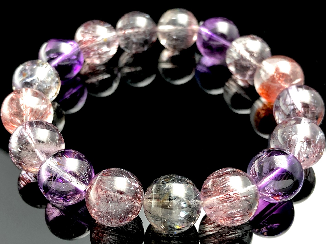 ��1��ʪ�ۥ֥饸�뻺��FA/ŷ���Х֥쥹��å�/�����ѡ����֥�(Super seven/��������åɥ��֥�)/�饦���/��11mm/1�ܡ�ŷ����/�ѥ���ȡ���ۡڥ���ꥫ�ġ����󡦹��Ÿ�����������Ͻ�Ÿ���㤤�դ���