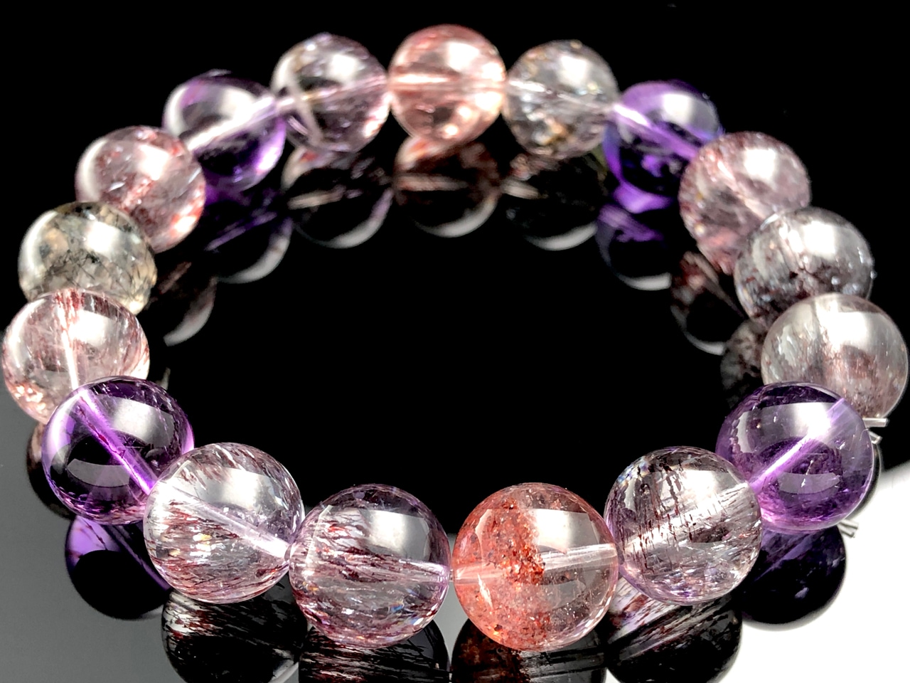 ��1��ʪ�ۥ֥饸�뻺��FA/ŷ���Х֥쥹��å�/�����ѡ����֥�(Super seven/��������åɥ��֥�)/�饦���/��11mm/1�ܡ�ŷ����/�ѥ���ȡ���ۡڥ���ꥫ�ġ����󡦹��Ÿ�����������Ͻ�Ÿ���㤤�դ���