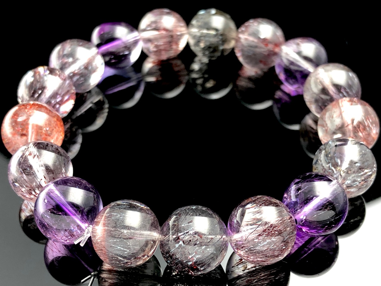 ��1��ʪ�ۥ֥饸�뻺��FA/ŷ���Х֥쥹��å�/�����ѡ����֥�(Super seven/��������åɥ��֥�)/�饦���/��11mm/1�ܡ�ŷ����/�ѥ���ȡ���ۡڥ���ꥫ�ġ����󡦹��Ÿ�����������Ͻ�Ÿ���㤤�դ���