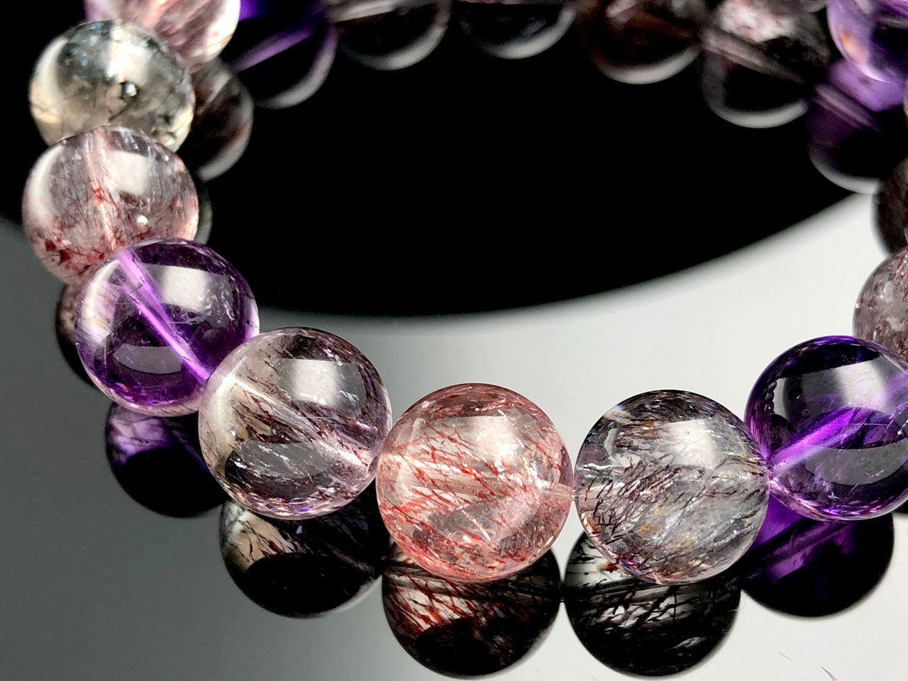 ��1��ʪ�ۥ֥饸�뻺��FA/ŷ���Х֥쥹��å�/�����ѡ����֥�(Super seven/��������åɥ��֥�)/�饦���/��11mm/1�ܡ�ŷ����/�ѥ���ȡ���ۡڥ���ꥫ�ġ����󡦹��Ÿ�����������Ͻ�Ÿ���㤤�դ���