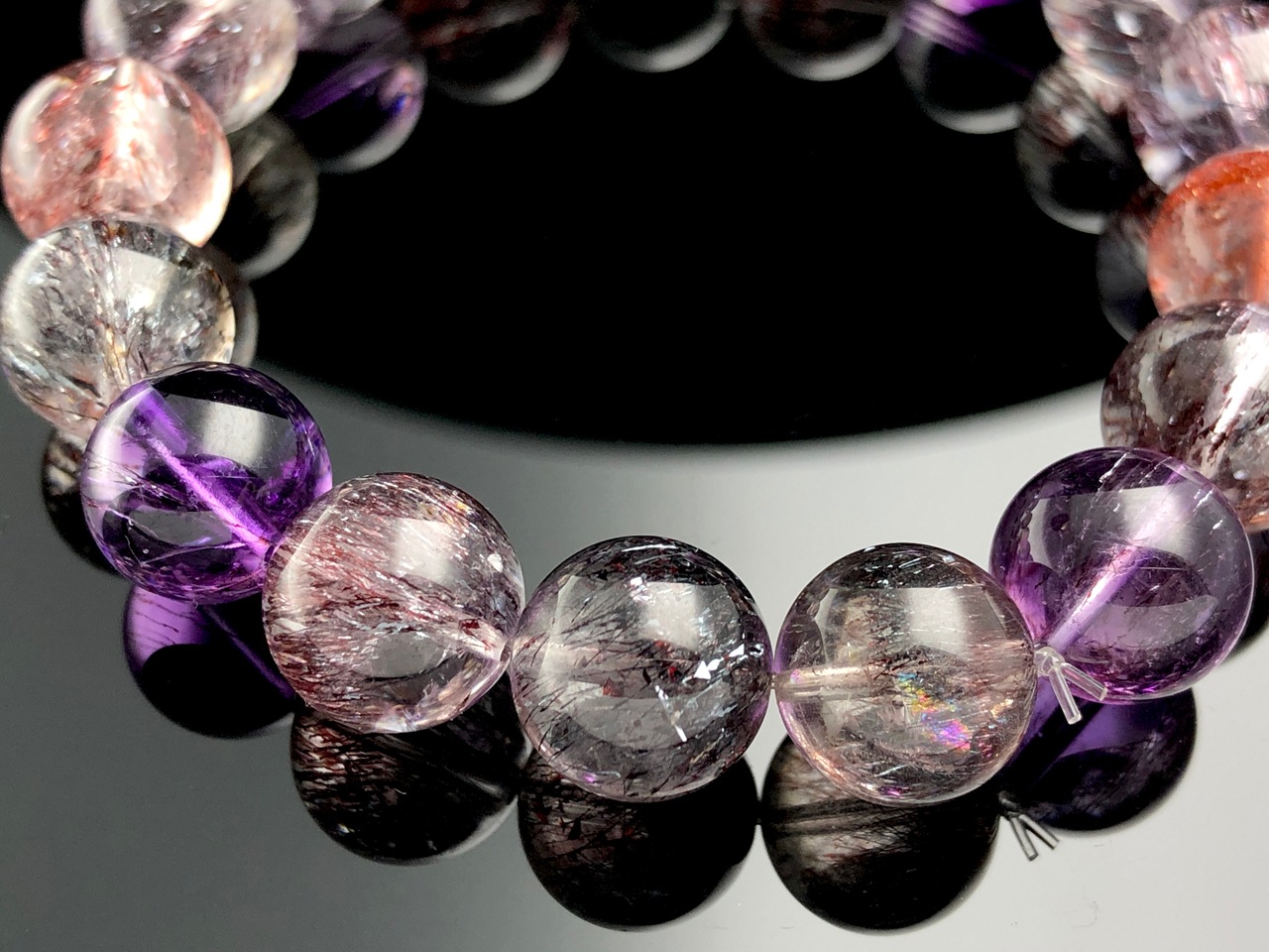 ��1��ʪ�ۥ֥饸�뻺��FA/ŷ���Х֥쥹��å�/�����ѡ����֥�(Super seven/��������åɥ��֥�)/�饦���/��11mm/1�ܡ�ŷ����/�ѥ���ȡ���ۡڥ���ꥫ�ġ����󡦹��Ÿ�����������Ͻ�Ÿ���㤤�դ���