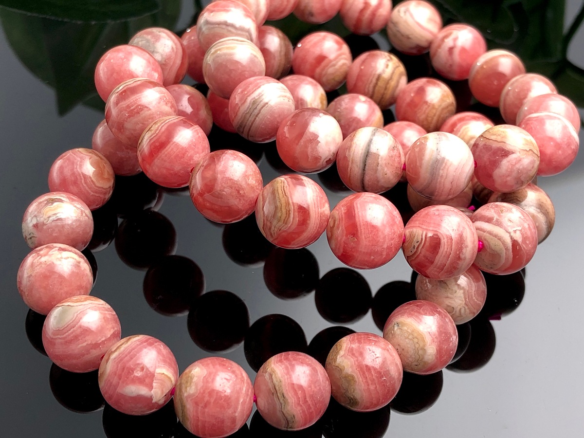 ͵顼ŷХ֥쥹å/ޡ֥륤󥫥ʥɥ/ɩޥ󥬥/Rhodochrosite /Incarose/饦/11mm/1ܡŷ/ѥȡۡڥꥫġ󡦹ŸϽŸ㤤դ