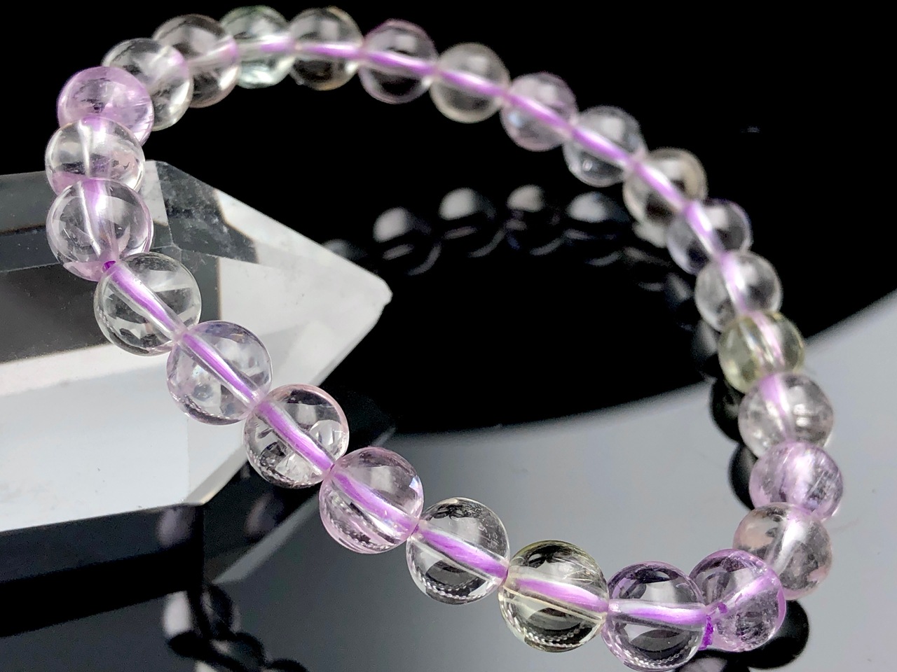 ��1��ʪ��FA��󥯡�������Ʃ�������饤��å��ԥ󥯡�ŷ���Х֥쥹��å�/����ĥ����ȡ�Kunzite/�ꥷ�����С�/�饦���/��6mm/1�ܡ�ŷ����/�ѥ���ȡ���ۡڥ���ꥫ�ġ����󡦹��Ÿ�����������Ͻ�Ÿ���㤤�դ���