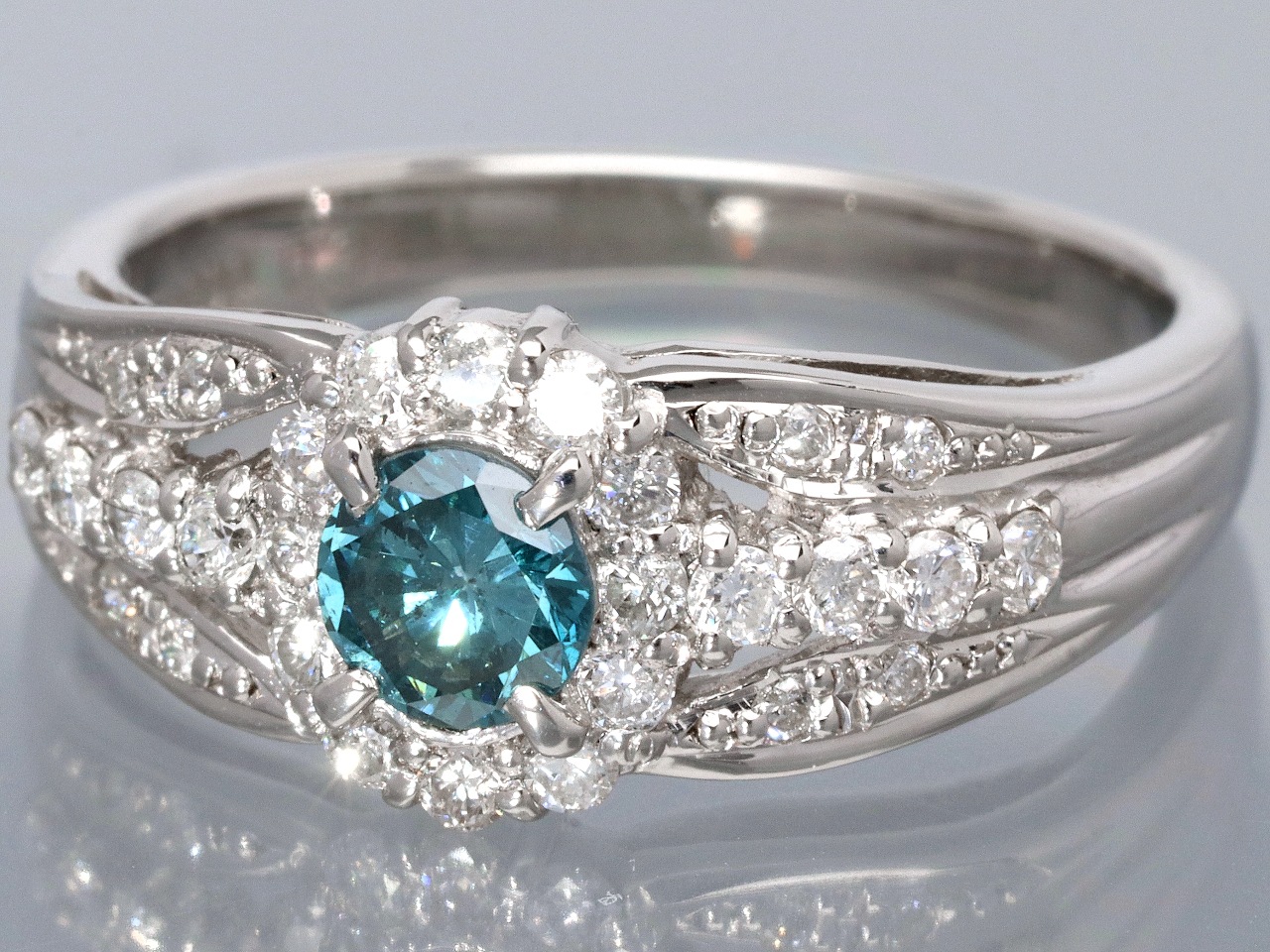 1点物】鑑別書付き☆世界四大宝石☆Pt900☆0.348ct☆ラウンド
