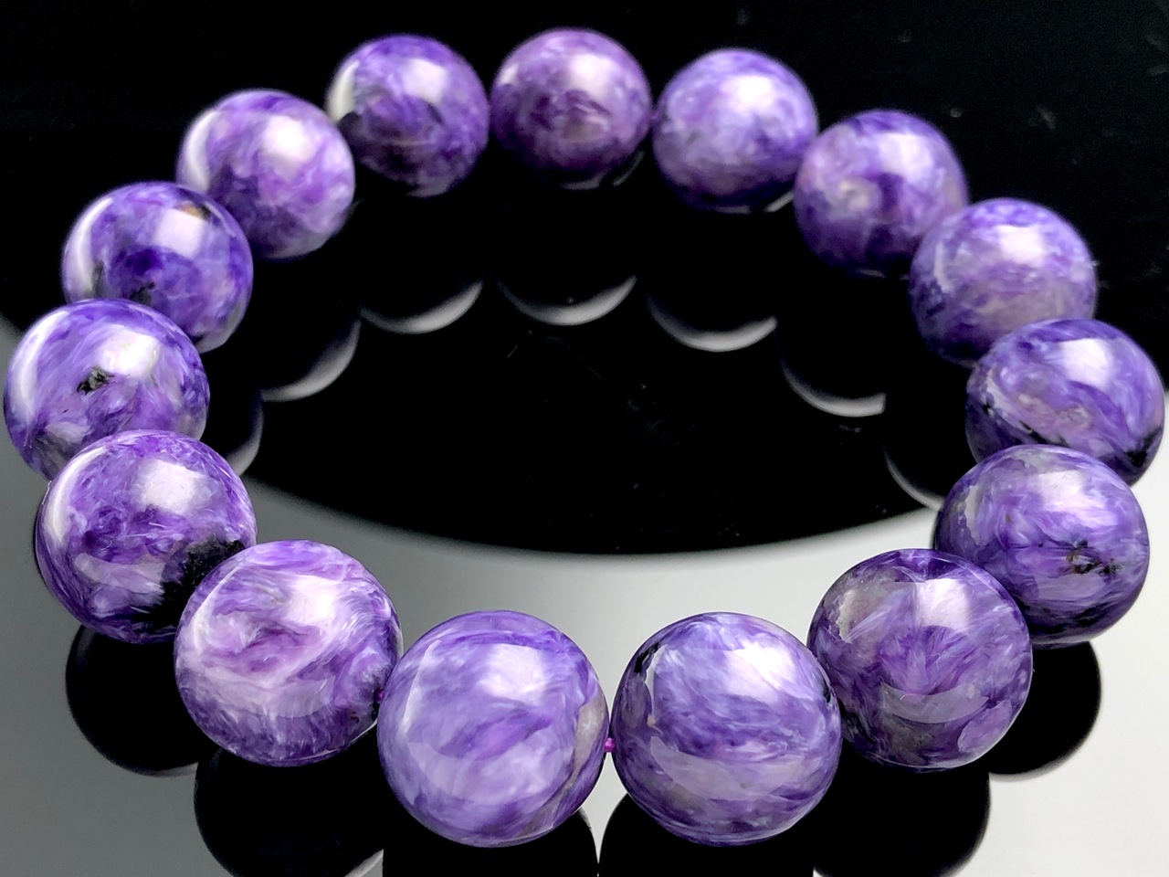 ¡Ú1ÅÀʪ¡ÛÀ¤³¦»°Âç¥Ò¡¼¥ê¥ó¥°¥¹¥È¡¼¥ó¡ú¥í¥·¥¢»º¡úÅ·Á³ÀХ֥쥹¥ì¥Ã¥È/¥Á¥ã¥í¥¢¥¤¥È¡Ê¥Á¥ã¥íÀÐ/Charoite¡Ë/¥é¥¦¥ó¥É/Ìó14mm/1ËÜ¡ÚÅ·Á³ÀÐ/¥Ñ¥ï¡¼¥¹¥È¡¼¥ó¡Û¡Ú¥¢¥á¥ê¥«¥Ä¡¼¥½¥ó¡¦¹á¹ÁŸ¼¨²ñ¡¦À¤³¦³ÆÃϽПÉÊÇ㤤ÉÕ¤±¡Û