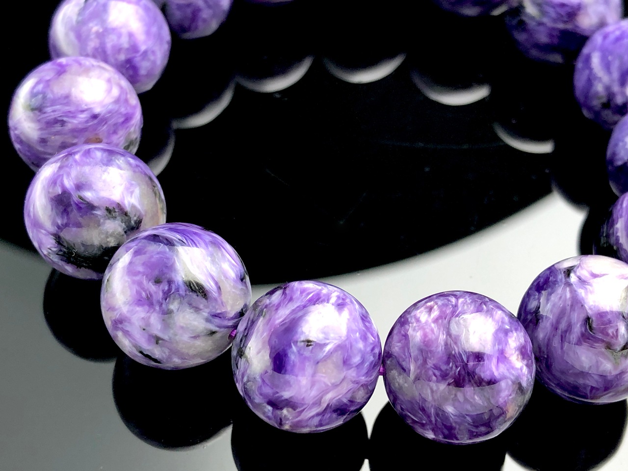 ��1��ʪ����������ҡ���󥰥��ȡ��������������ŷ���Х֥쥹��å�/����������ȡʥ������/Charoite��/�饦���/��15mm/1�ܡ�ŷ����/�ѥ���ȡ���ۡڥ���ꥫ�ġ����󡦹��Ÿ�����������Ͻ�Ÿ���㤤�դ���