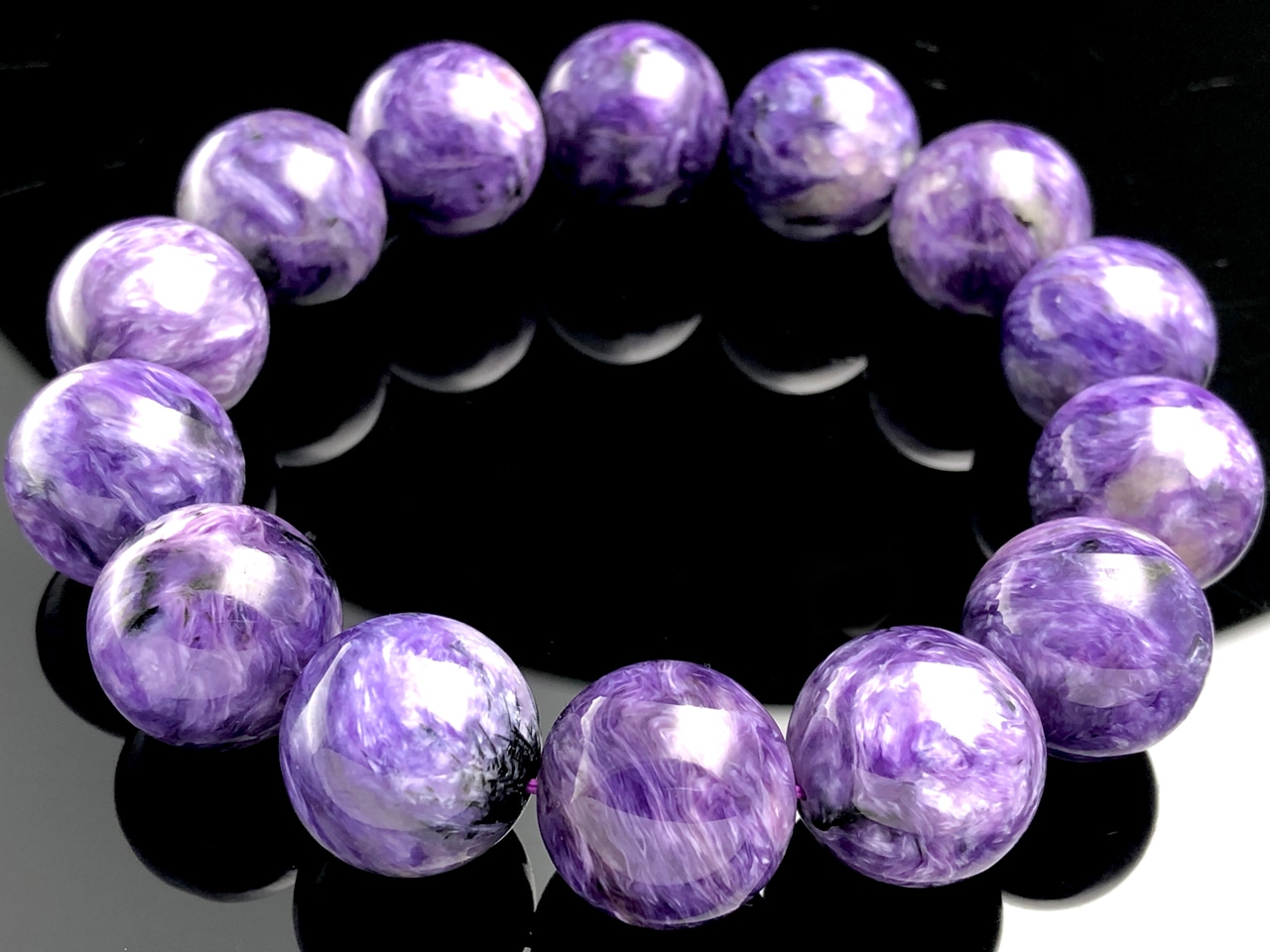 ��1��ʪ����������ҡ���󥰥��ȡ��������������ŷ���Х֥쥹��å�/����������ȡʥ������/Charoite��/�饦���/��16mm/1�ܡ�ŷ����/�ѥ���ȡ���ۡڥ���ꥫ�ġ����󡦹��Ÿ�����������Ͻ�Ÿ���㤤�դ���