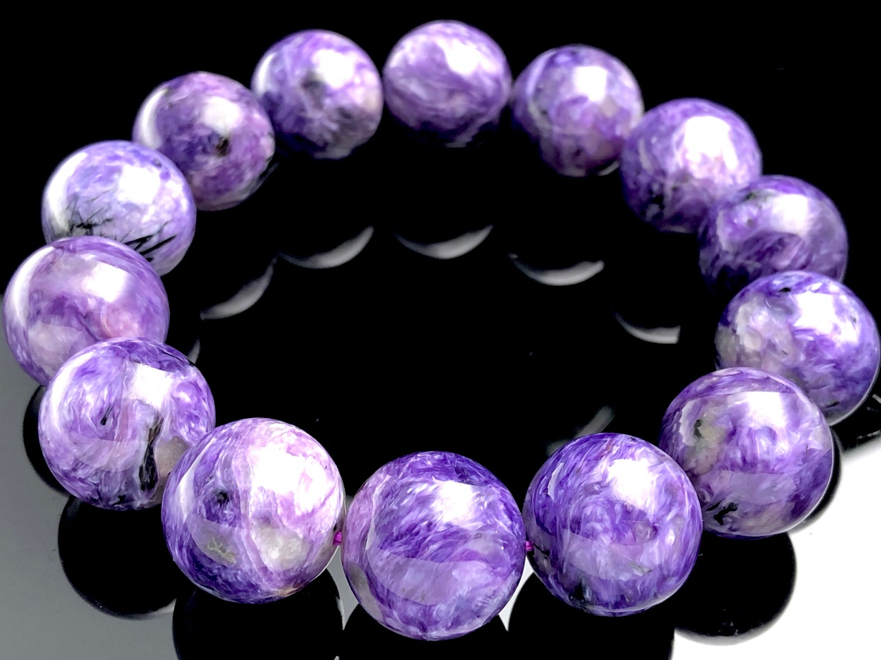 ��1��ʪ����������ҡ���󥰥��ȡ��������������ŷ���Х֥쥹��å�/����������ȡʥ������/Charoite��/�饦���/��16mm/1�ܡ�ŷ����/�ѥ���ȡ���ۡڥ���ꥫ�ġ����󡦹��Ÿ�����������Ͻ�Ÿ���㤤�դ���