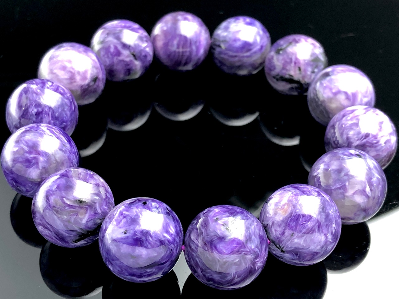 ��1��ʪ����������ҡ���󥰥��ȡ��������������ŷ���Х֥쥹��å�/����������ȡʥ������/Charoite��/�饦���/��16mm/1�ܡ�ŷ����/�ѥ���ȡ���ۡڥ���ꥫ�ġ����󡦹��Ÿ�����������Ͻ�Ÿ���㤤�դ���