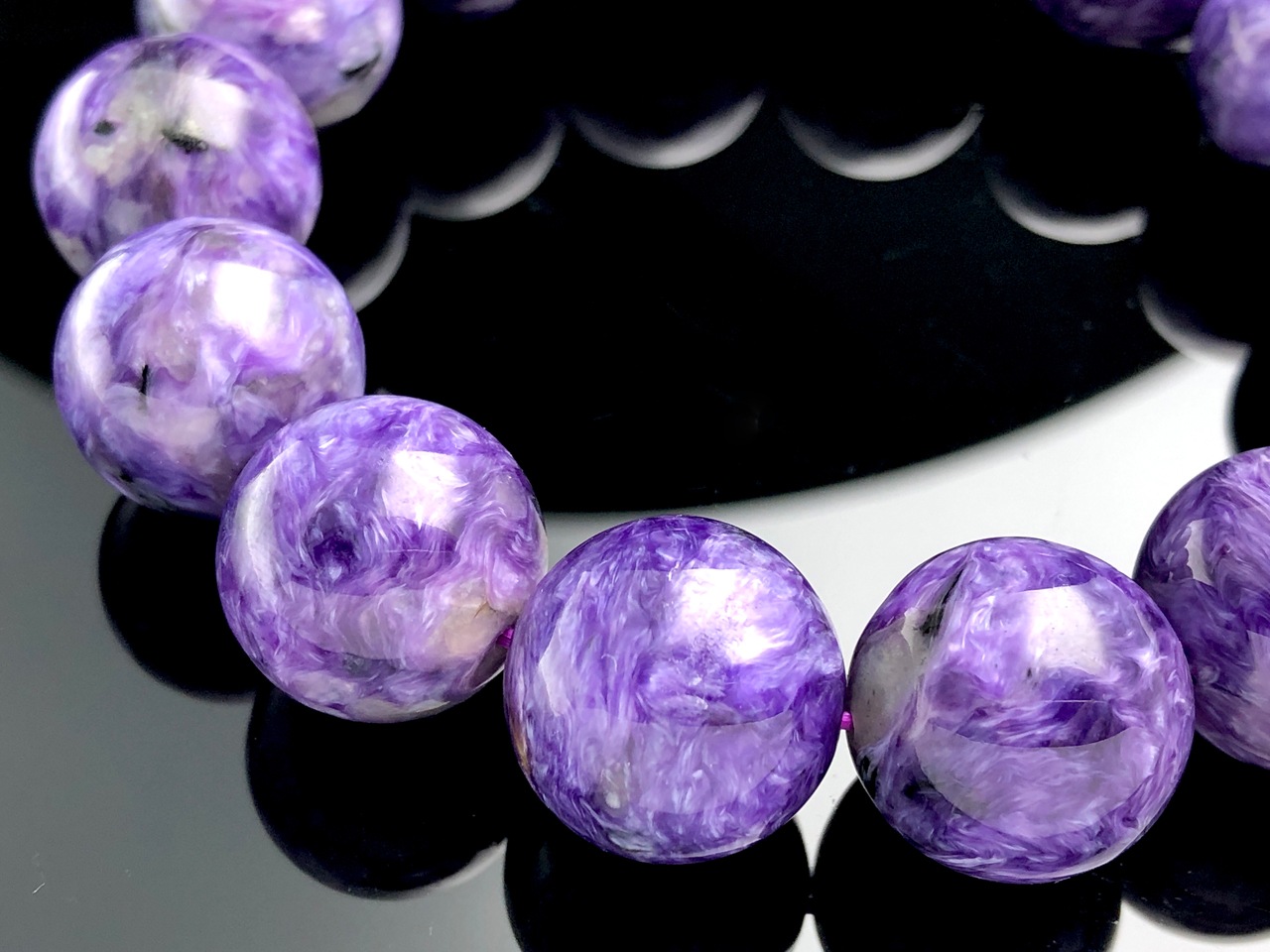 ��1��ʪ����������ҡ���󥰥��ȡ��������������ŷ���Х֥쥹��å�/����������ȡʥ������/Charoite��/�饦���/��16mm/1�ܡ�ŷ����/�ѥ���ȡ���ۡڥ���ꥫ�ġ����󡦹��Ÿ�����������Ͻ�Ÿ���㤤�դ���