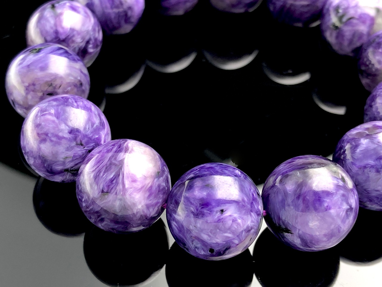 ��1��ʪ����������ҡ���󥰥��ȡ��������������ŷ���Х֥쥹��å�/����������ȡʥ������/Charoite��/�饦���/��16mm/1�ܡ�ŷ����/�ѥ���ȡ���ۡڥ���ꥫ�ġ����󡦹��Ÿ�����������Ͻ�Ÿ���㤤�դ���