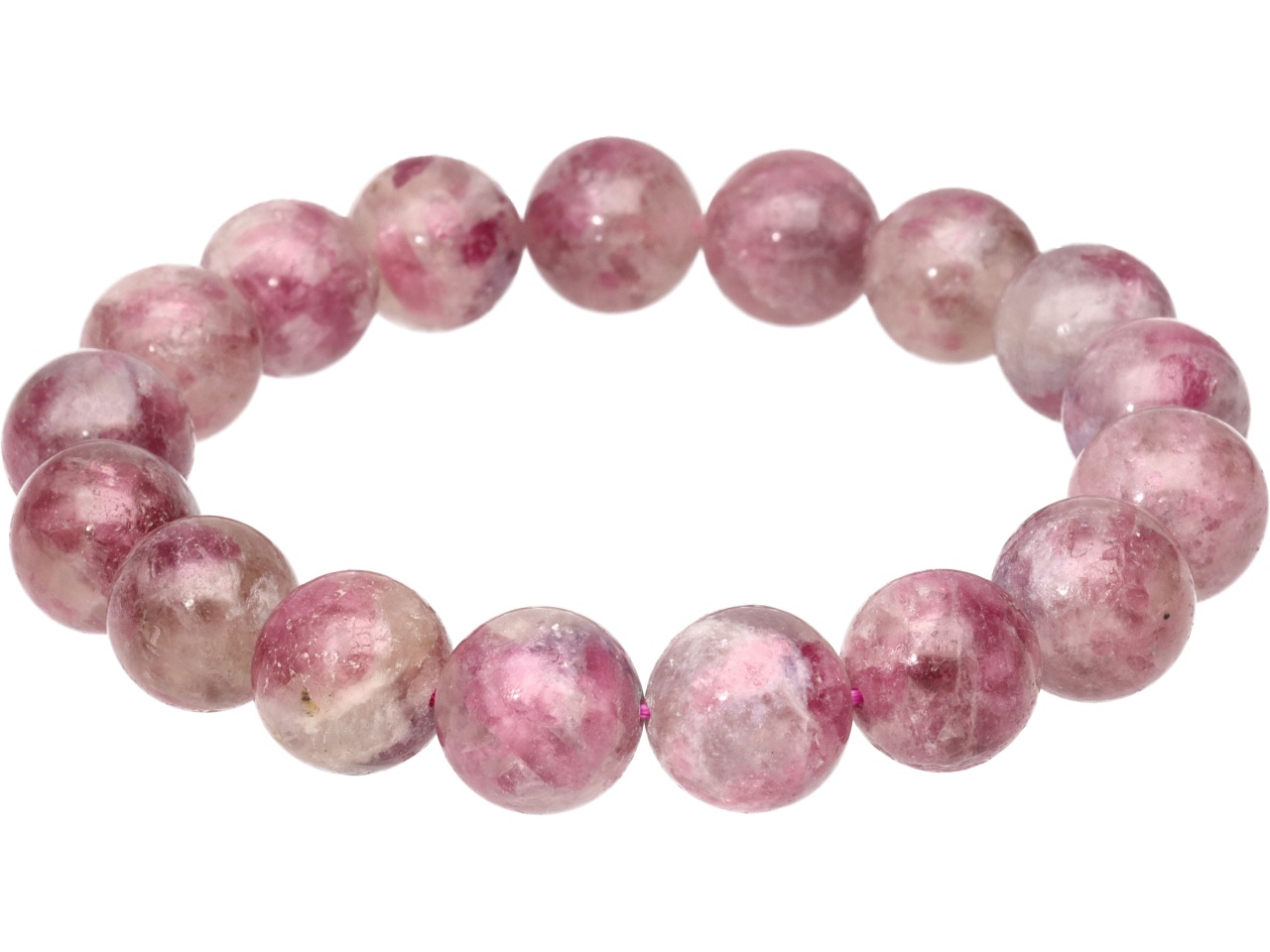 【高品質】【希少】ピンクトルマリン ブレスレット 天然石 パワーストーン 1点もの】希少！☆ピンクカラー☆心身の活性化と健康運の石☆天然石