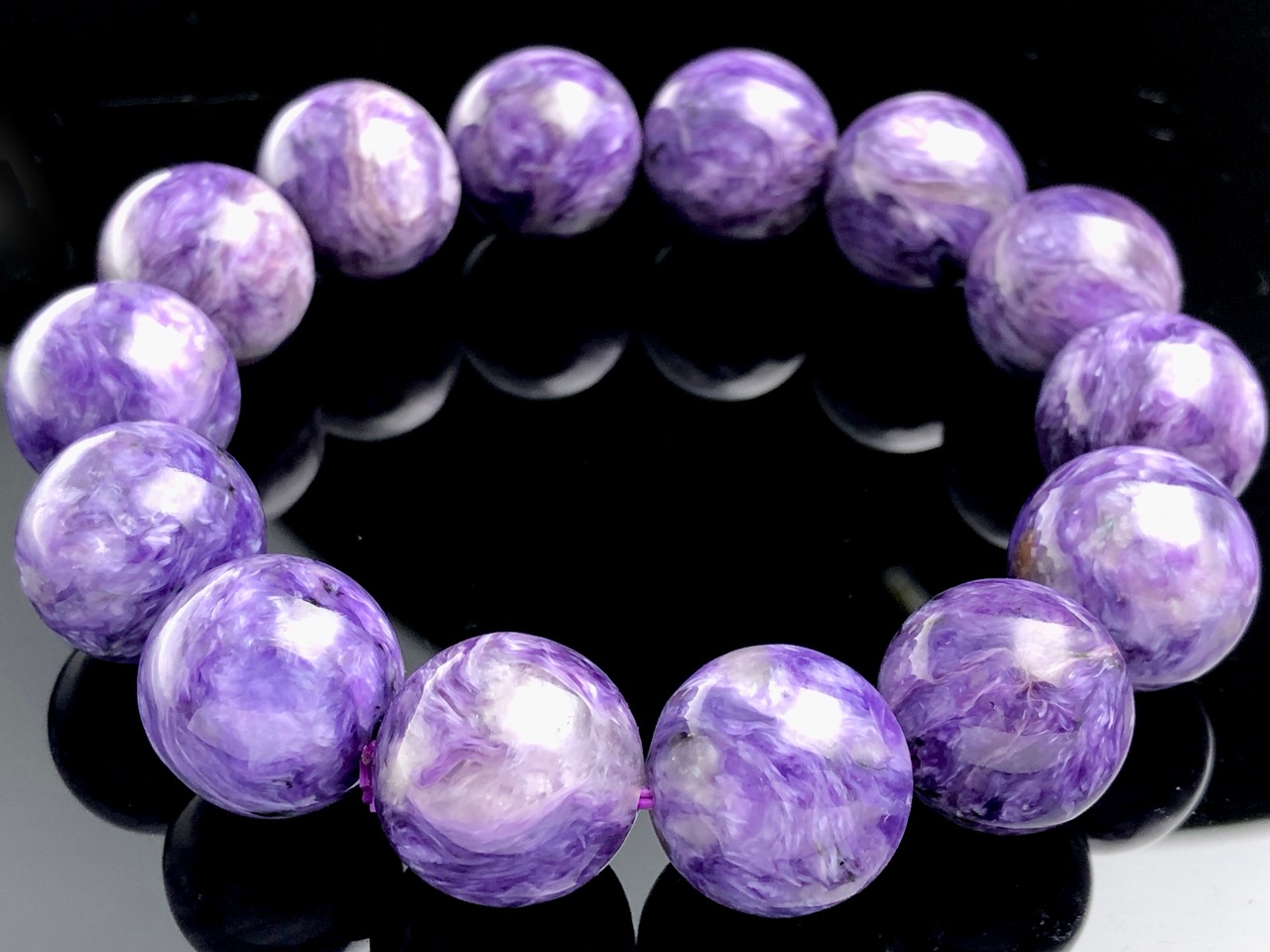 ��1��ʪ����������ҡ���󥰥��ȡ��������������ŷ���Х֥쥹��å�/����������ȡʥ������/Charoite��/�饦���/��16mm/1�ܡ�ŷ����/�ѥ���ȡ���ۡڥ���ꥫ�ġ����󡦹��Ÿ�����������Ͻ�Ÿ���㤤�դ���