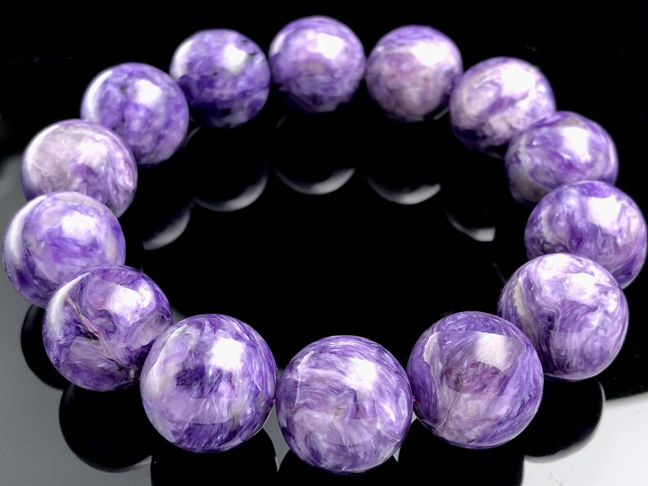 ��1��ʪ����������ҡ���󥰥��ȡ��������������ŷ���Х֥쥹��å�/����������ȡʥ������/Charoite��/�饦���/��16mm/1�ܡ�ŷ����/�ѥ���ȡ���ۡڥ���ꥫ�ġ����󡦹��Ÿ�����������Ͻ�Ÿ���㤤�դ���