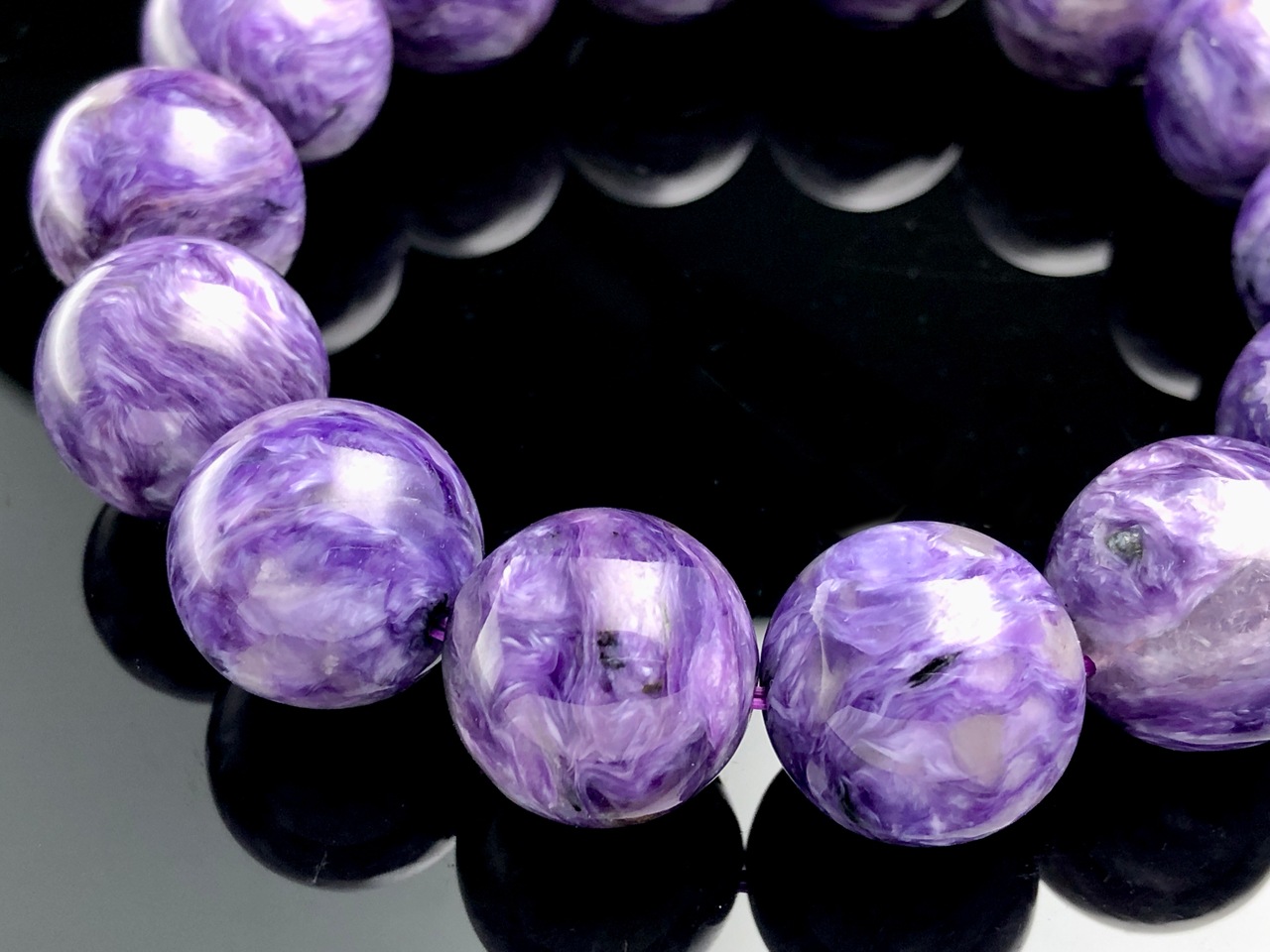 ��1��ʪ����������ҡ���󥰥��ȡ��������������ŷ���Х֥쥹��å�/����������ȡʥ������/Charoite��/�饦���/��16mm/1�ܡ�ŷ����/�ѥ���ȡ���ۡڥ���ꥫ�ġ����󡦹��Ÿ�����������Ͻ�Ÿ���㤤�դ���