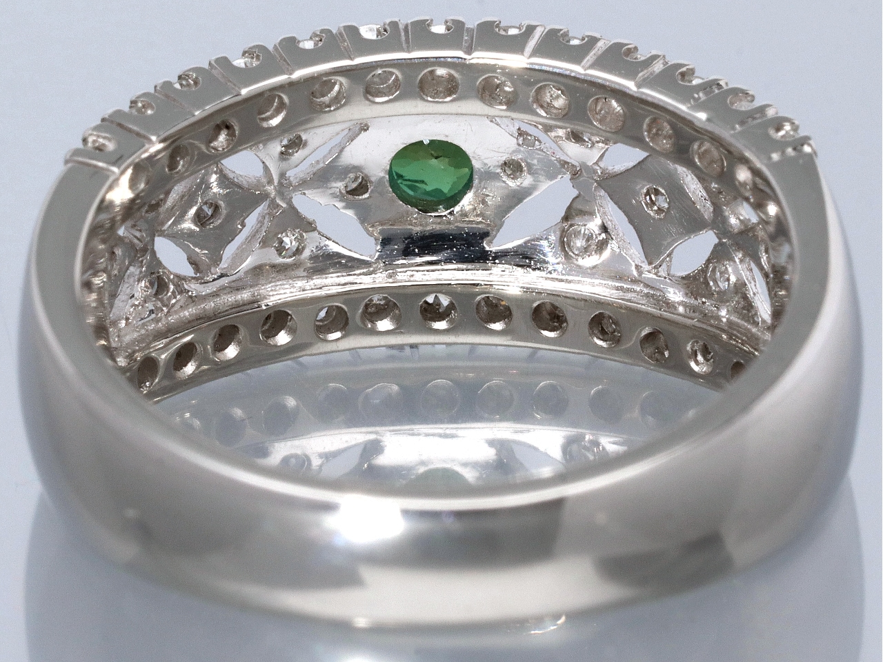 1点物】鑑別書付き☆世界四大宝石☆Pt900☆0.33ct☆ラウンドミックス