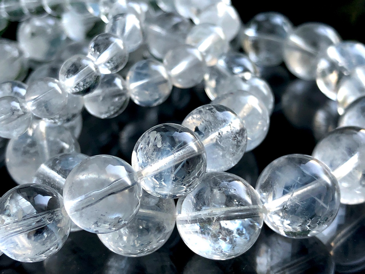 希少石☆天使のはしご☆神秘の光☆天然石ブレスレット/エンジェル