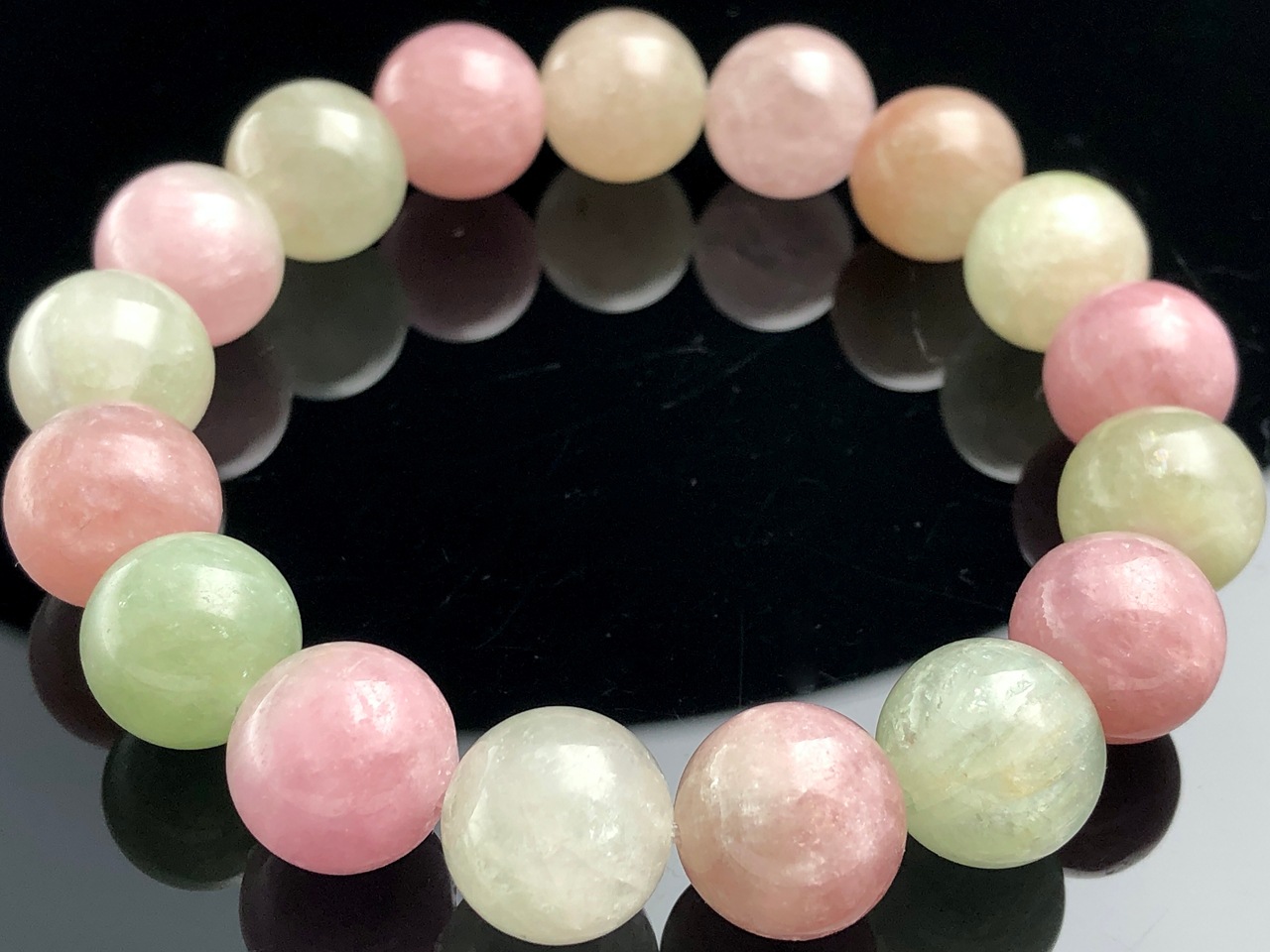 ��1��ʪ�ۥ֥饸�뻺��ŷ���Х֥쥹��å�/�����ǥ��ȥ�ޥ��(Tourmaline/�ŵ���)/�饦���/��12mm/1�ܡ�ŷ����/�ѥ���ȡ���ۡڥ���ꥫ�ġ����󡦹��Ÿ�����������Ͻ�Ÿ���㤤�դ���