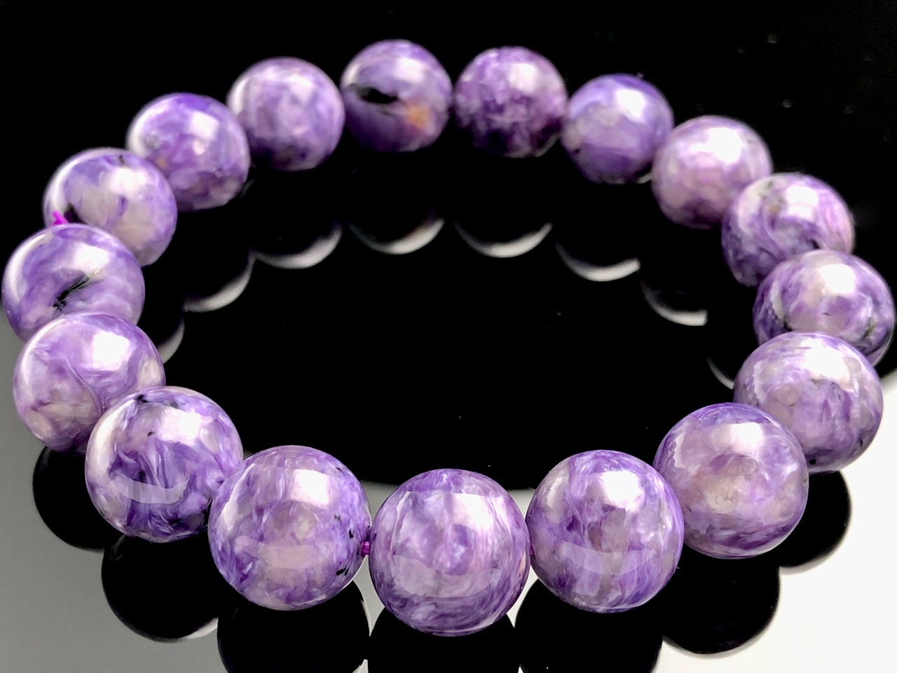 ��1��ʪ����������ҡ���󥰥��ȡ��������������ŷ���Х֥쥹��å�/����������ȡʥ������/Charoite��/�饦���/��12mm/1�ܡ�ŷ����/�ѥ���ȡ���ۡڥ���ꥫ�ġ����󡦹��Ÿ�����������Ͻ�Ÿ���㤤�դ���