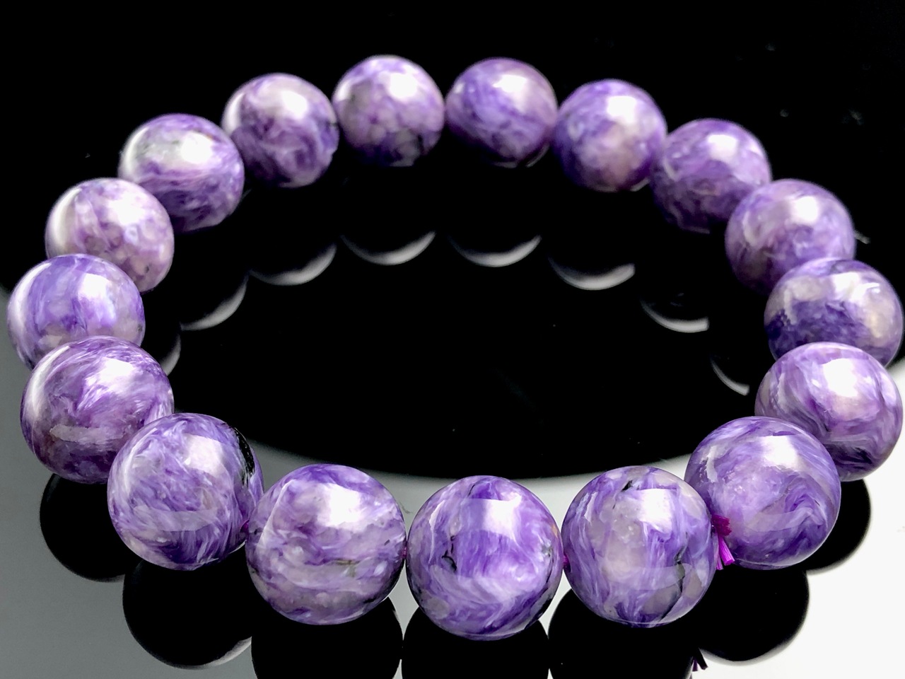 ��1��ʪ����������ҡ���󥰥��ȡ��������������ŷ���Х֥쥹��å�/����������ȡʥ������/Charoite��/�饦���/��12mm/1�ܡ�ŷ����/�ѥ���ȡ���ۡڥ���ꥫ�ġ����󡦹��Ÿ�����������Ͻ�Ÿ���㤤�դ���