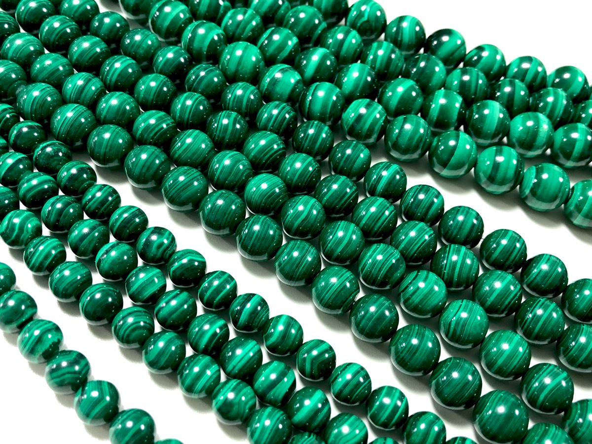 まるで眼のような模様を持つ孔雀石☆邪気払い☆心を癒す石☆AAA