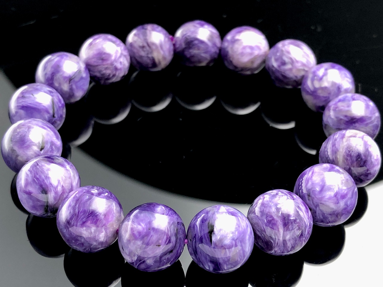 ��1��ʪ����������ҡ���󥰥��ȡ��������������ŷ���Х֥쥹��å�/����������ȡʥ������/Charoite��/�饦���/��13mm/1�ܡ�ŷ����/�ѥ���ȡ���ۡڥ���ꥫ�ġ����󡦹��Ÿ�����������Ͻ�Ÿ���㤤�դ���