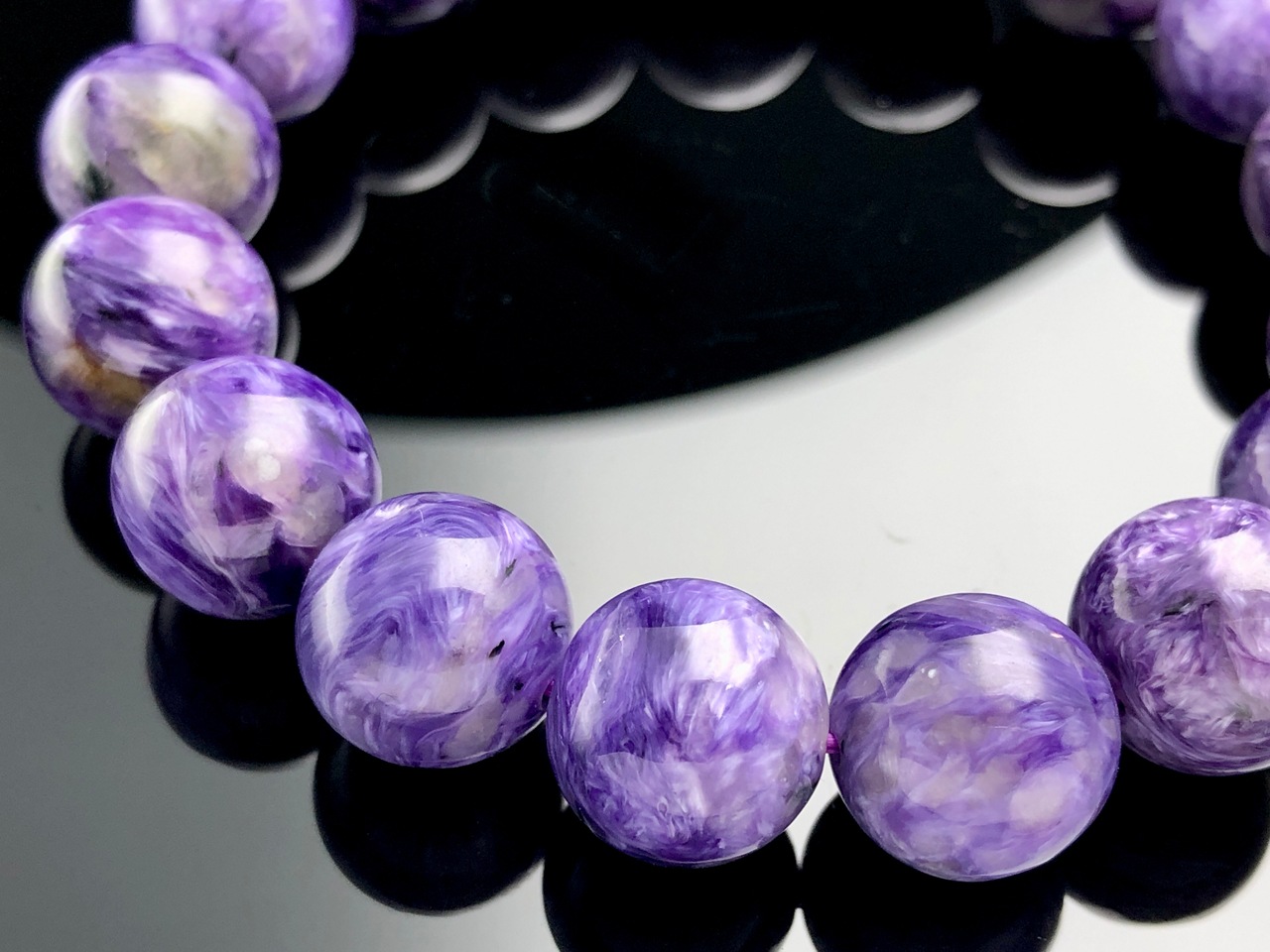 ��1��ʪ����������ҡ���󥰥��ȡ��������������ŷ���Х֥쥹��å�/����������ȡʥ������/Charoite��/�饦���/��13mm/1�ܡ�ŷ����/�ѥ���ȡ���ۡڥ���ꥫ�ġ����󡦹��Ÿ�����������Ͻ�Ÿ���㤤�դ���