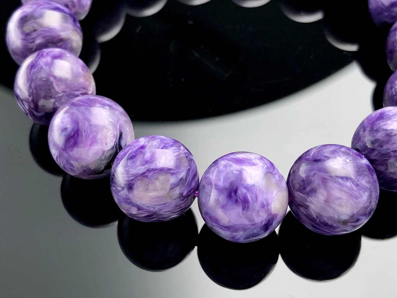 ��1��ʪ����������ҡ���󥰥��ȡ��������������ŷ���Х֥쥹��å�/����������ȡʥ������/Charoite��/�饦���/��13mm/1�ܡ�ŷ����/�ѥ���ȡ���ۡڥ���ꥫ�ġ����󡦹��Ÿ�����������Ͻ�Ÿ���㤤�դ���