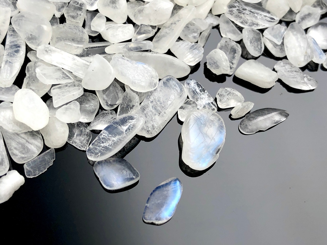 Τ褦֥롼顼򥵥ݡȤСŷФå/ࡼ󥹥ȡʷĹ/Moon stone/M/500g/γ2-8mmŷ/ѥȡۡڥꥫġ󡦹ŸϽŸ㤤դ