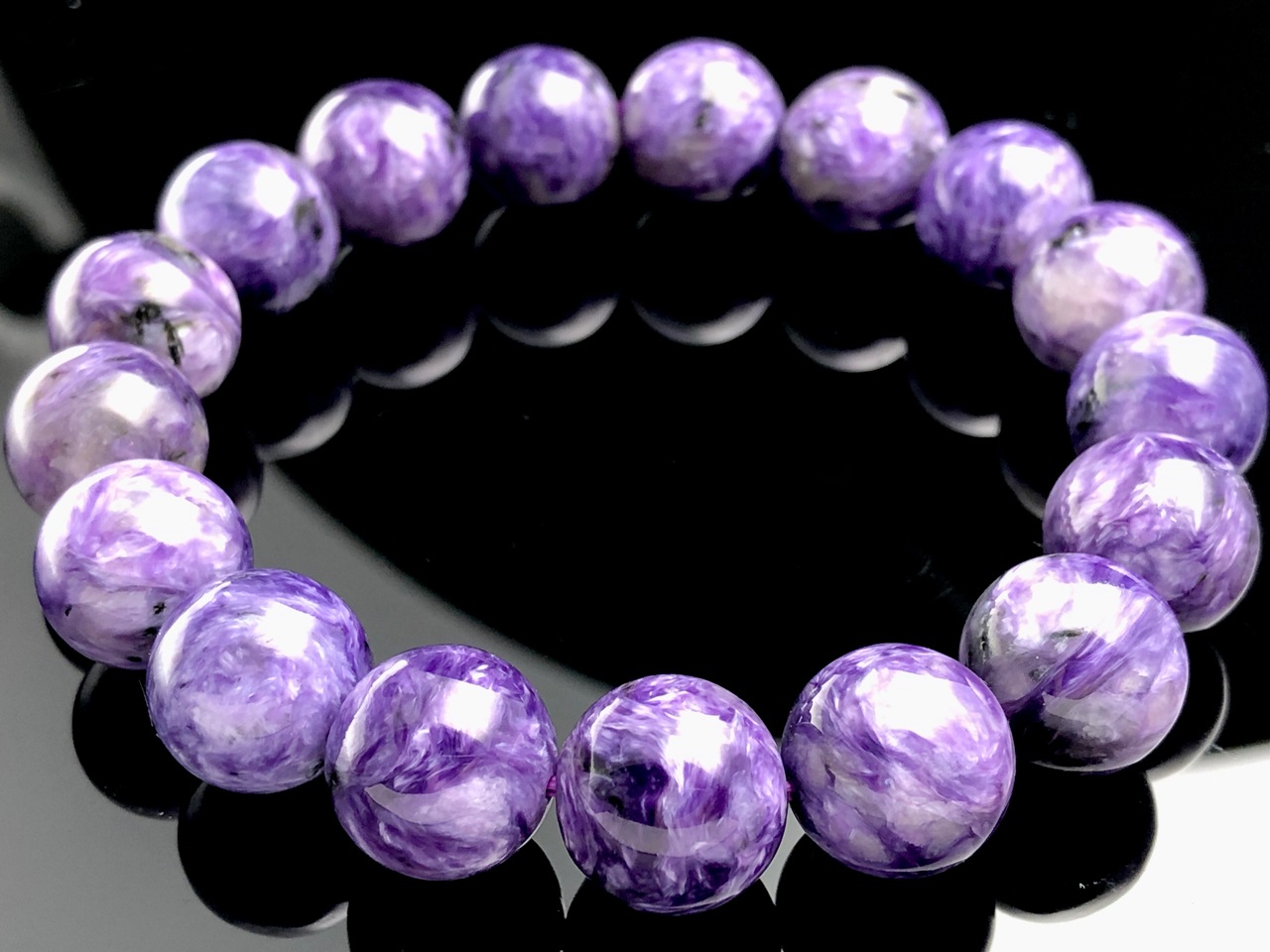 ��1��ʪ����������ҡ���󥰥��ȡ��������������ŷ���Х֥쥹��å�/����������ȡʥ������/Charoite��/�饦���/��13mm/1�ܡ�ŷ����/�ѥ���ȡ���ۡڥ���ꥫ�ġ����󡦹��Ÿ�����������Ͻ�Ÿ���㤤�դ���