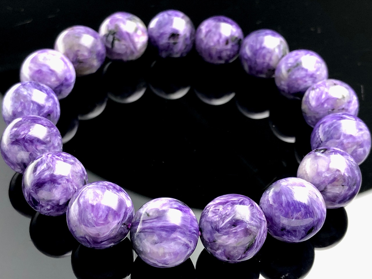 ��1��ʪ����������ҡ���󥰥��ȡ��������������ŷ���Х֥쥹��å�/����������ȡʥ������/Charoite��/�饦���/��13mm/1�ܡ�ŷ����/�ѥ���ȡ���ۡڥ���ꥫ�ġ����󡦹��Ÿ�����������Ͻ�Ÿ���㤤�դ���