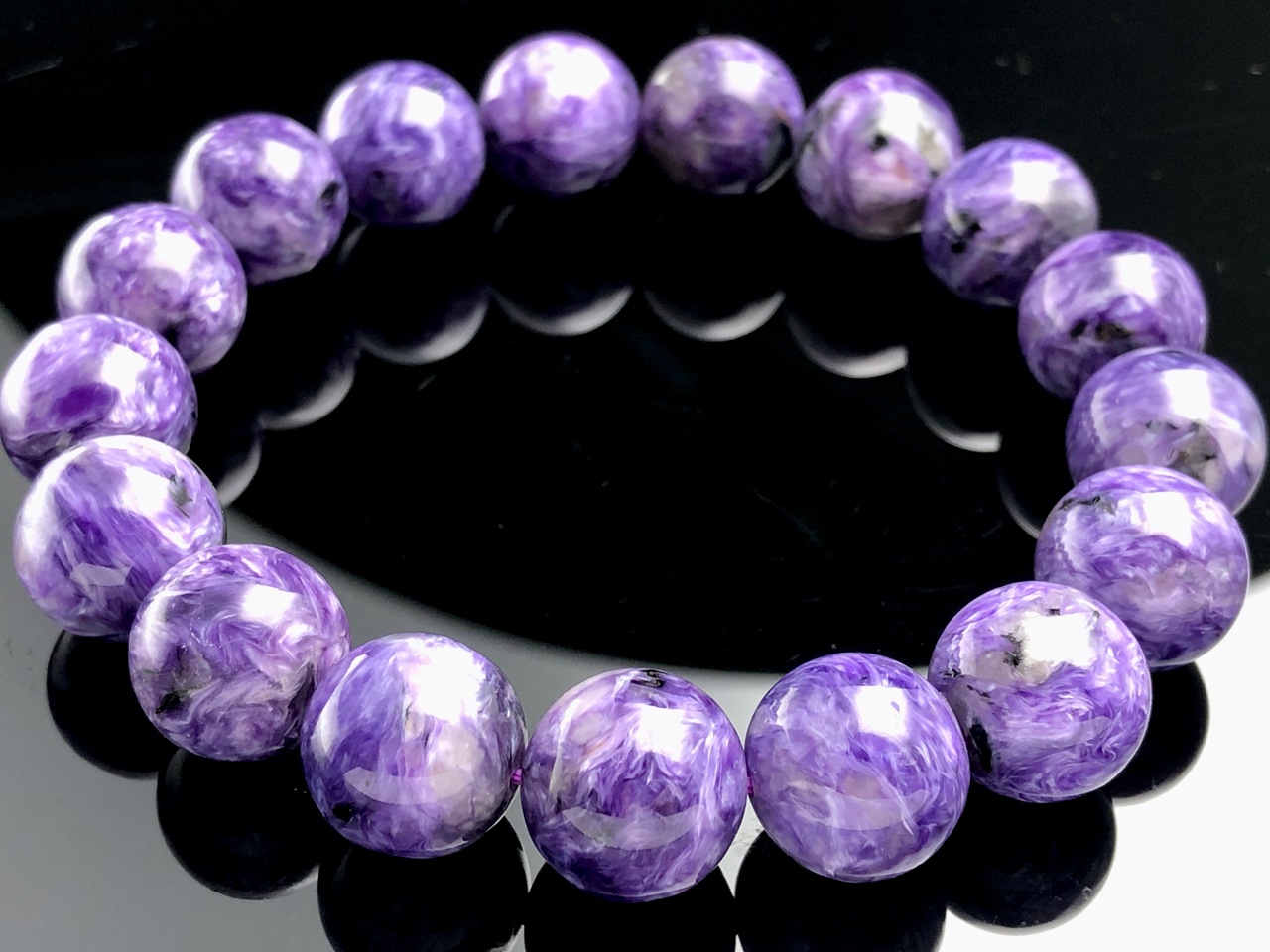 ��1��ʪ����������ҡ���󥰥��ȡ��������������ŷ���Х֥쥹��å�/����������ȡʥ������/Charoite��/�饦���/��13mm/1�ܡ�ŷ����/�ѥ���ȡ���ۡڥ���ꥫ�ġ����󡦹��Ÿ�����������Ͻ�Ÿ���㤤�դ���