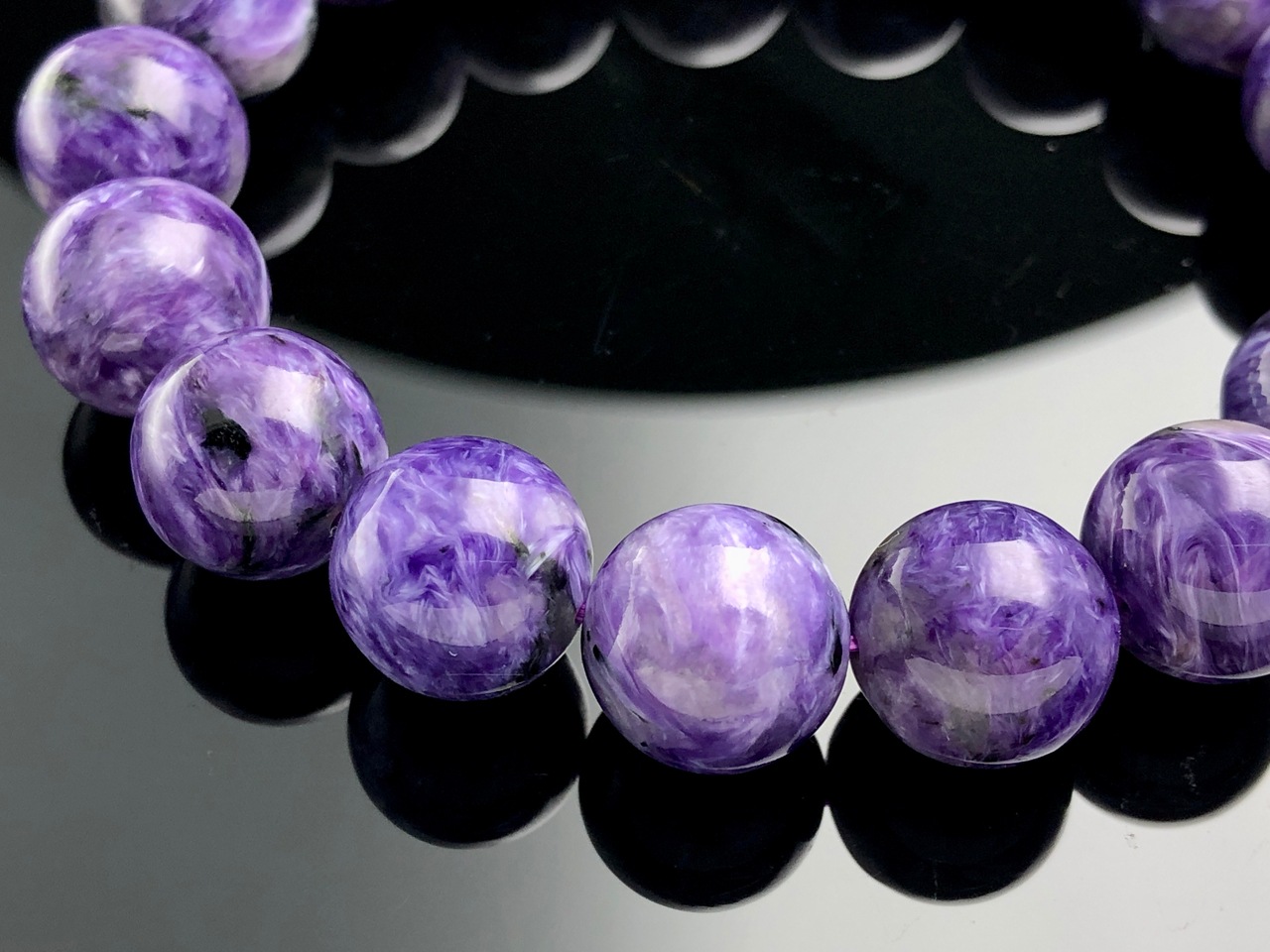 ��1��ʪ����������ҡ���󥰥��ȡ��������������ŷ���Х֥쥹��å�/����������ȡʥ������/Charoite��/�饦���/��13mm/1�ܡ�ŷ����/�ѥ���ȡ���ۡڥ���ꥫ�ġ����󡦹��Ÿ�����������Ͻ�Ÿ���㤤�դ���