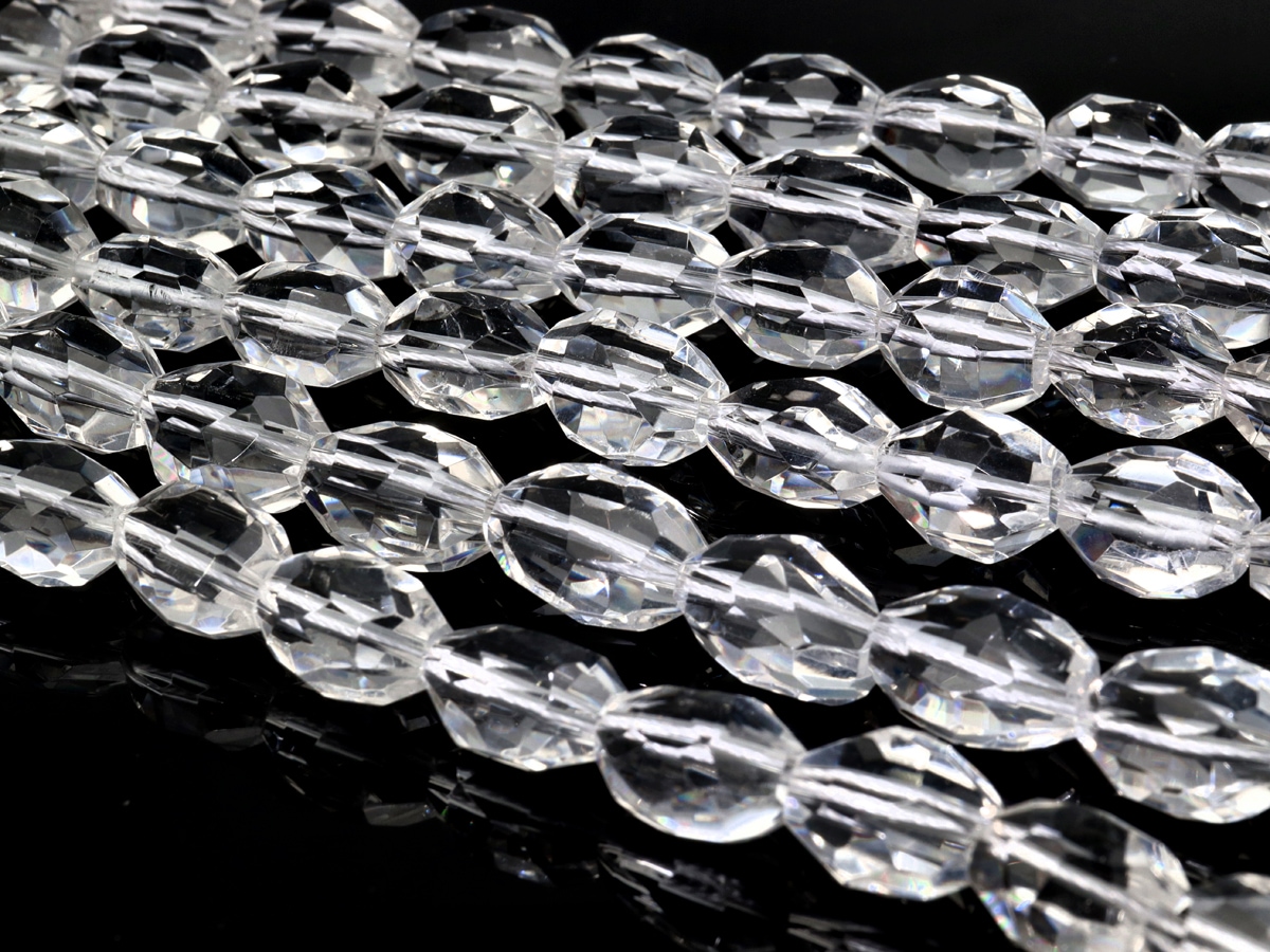 ファセットカットクリスタル（天然水晶）スーパークリア ファセットカットクリスタル（天然水晶）スーパークリア