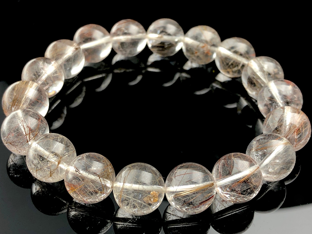 ��1��ʪ�ۥ֥饸�뻺��ŷ���Х֥쥹��å�/����С�����륯�����ġ�Silver Rutilelated quartz/���������徽��/��11mm/1�ġ�ŷ����/�ѥ���ȡ���ۡڥ���ꥫ�ġ����󡦹��Ÿ�����������Ͻ�Ÿ���㤤�դ���