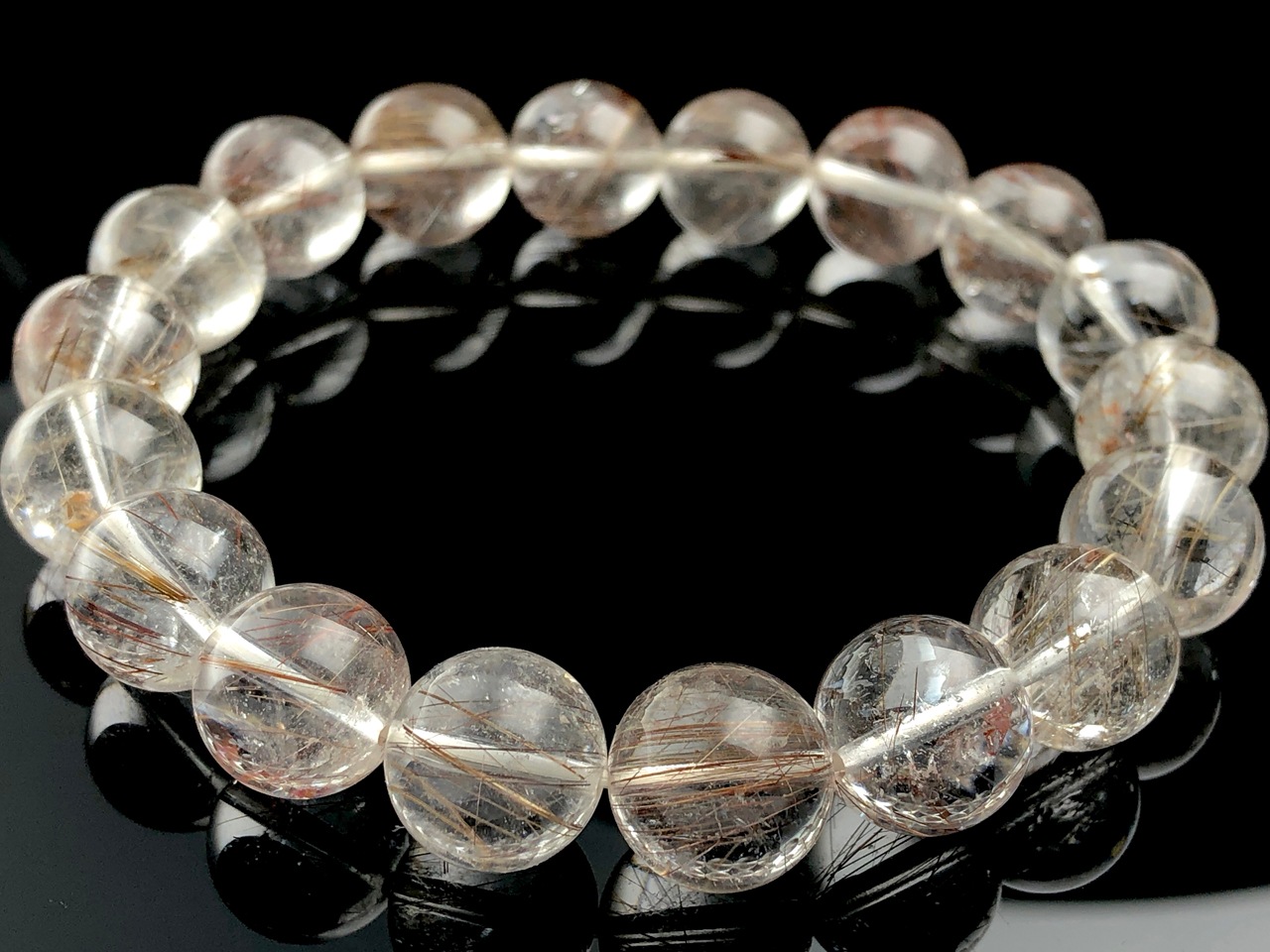 ��1��ʪ�ۥ֥饸�뻺��ŷ���Х֥쥹��å�/����С�����륯�����ġ�Silver Rutilelated quartz/���������徽��/��11mm/1�ġ�ŷ����/�ѥ���ȡ���ۡڥ���ꥫ�ġ����󡦹��Ÿ�����������Ͻ�Ÿ���㤤�դ���