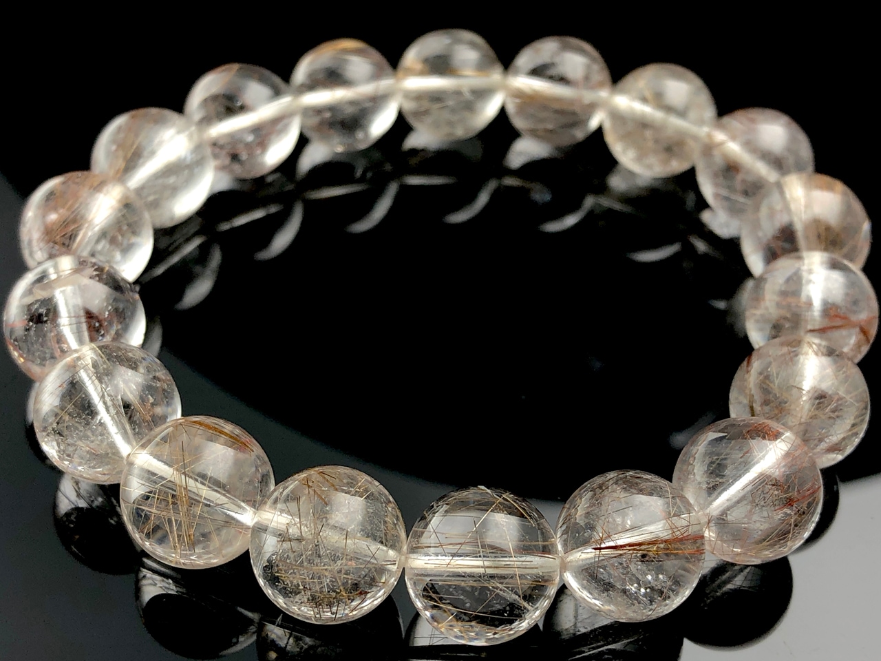 ��1��ʪ�ۥ֥饸�뻺��ŷ���Х֥쥹��å�/����С�����륯�����ġ�Silver Rutilelated quartz/���������徽��/��11mm/1�ġ�ŷ����/�ѥ���ȡ���ۡڥ���ꥫ�ġ����󡦹��Ÿ�����������Ͻ�Ÿ���㤤�դ���