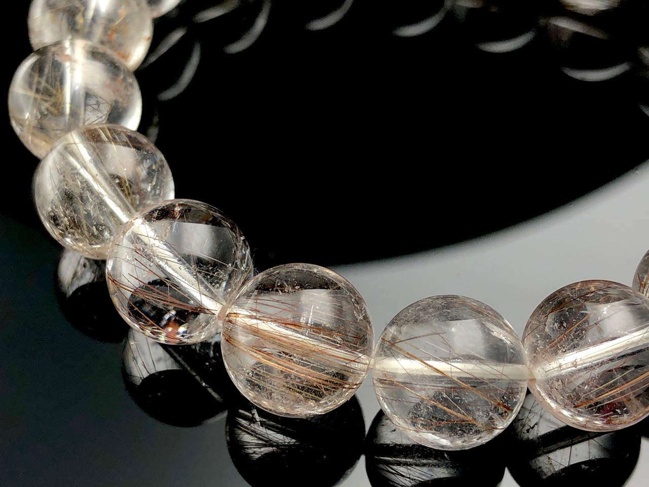 ��1��ʪ�ۥ֥饸�뻺��ŷ���Х֥쥹��å�/����С�����륯�����ġ�Silver Rutilelated quartz/���������徽��/��11mm/1�ġ�ŷ����/�ѥ���ȡ���ۡڥ���ꥫ�ġ����󡦹��Ÿ�����������Ͻ�Ÿ���㤤�դ���