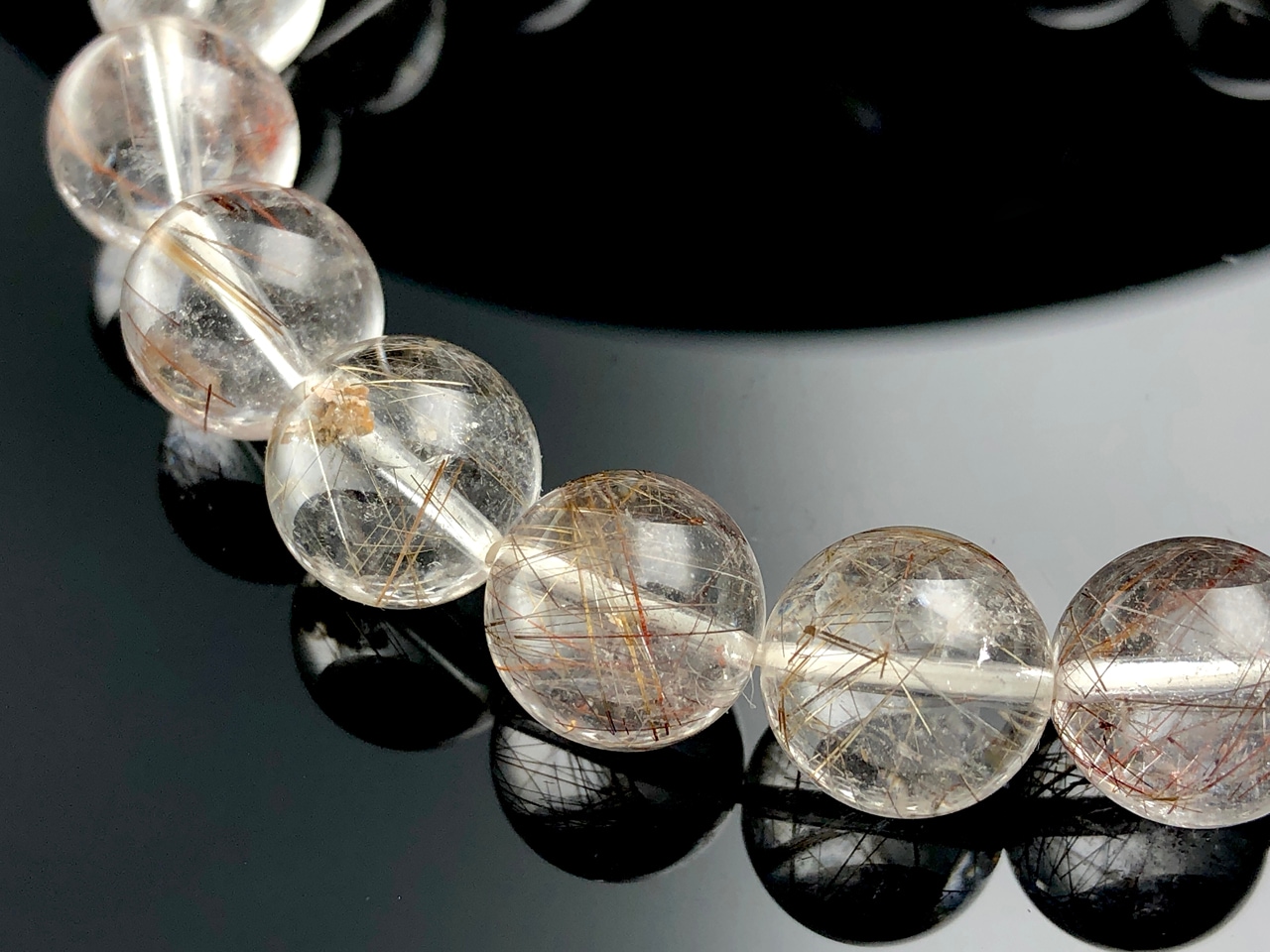 ��1��ʪ�ۥ֥饸�뻺��ŷ���Х֥쥹��å�/����С�����륯�����ġ�Silver Rutilelated quartz/���������徽��/��11mm/1�ġ�ŷ����/�ѥ���ȡ���ۡڥ���ꥫ�ġ����󡦹��Ÿ�����������Ͻ�Ÿ���㤤�դ���