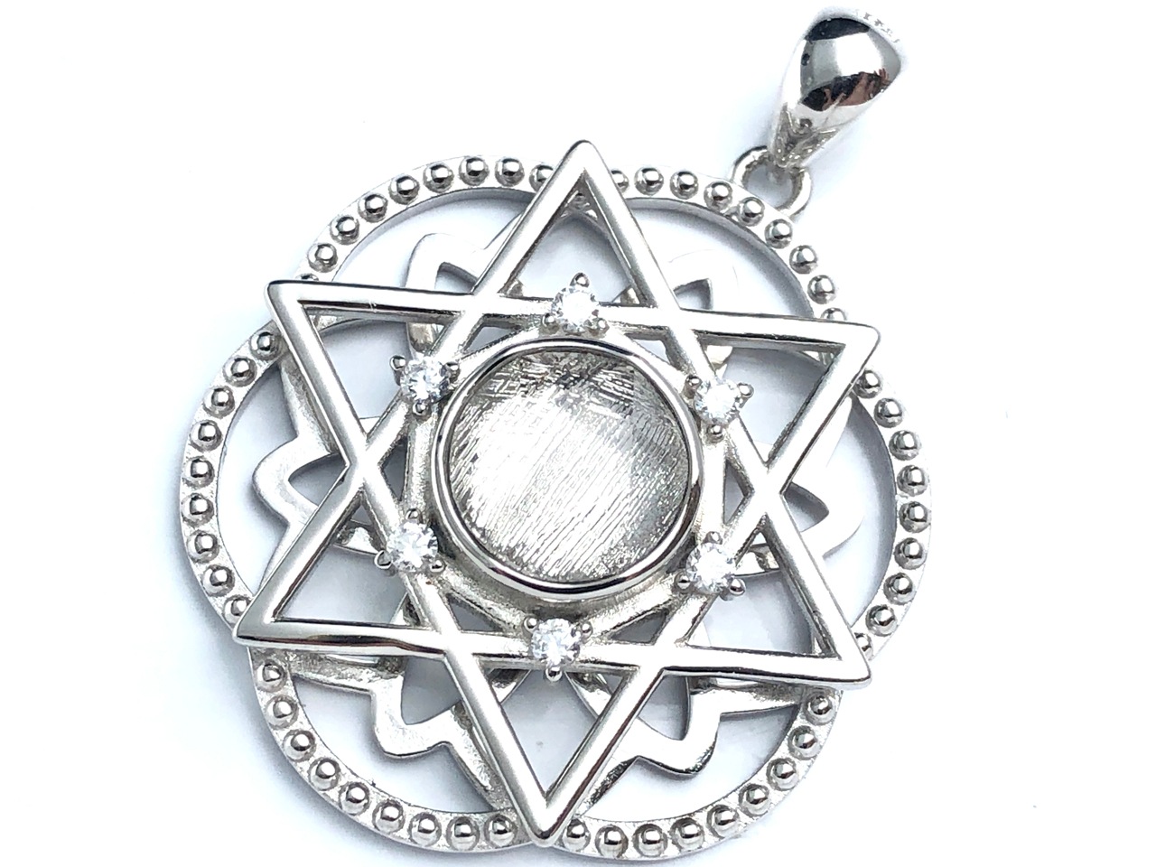 宇宙から飛来した神秘の石☆sv925/天然石ペンダントトップ/ギベオン