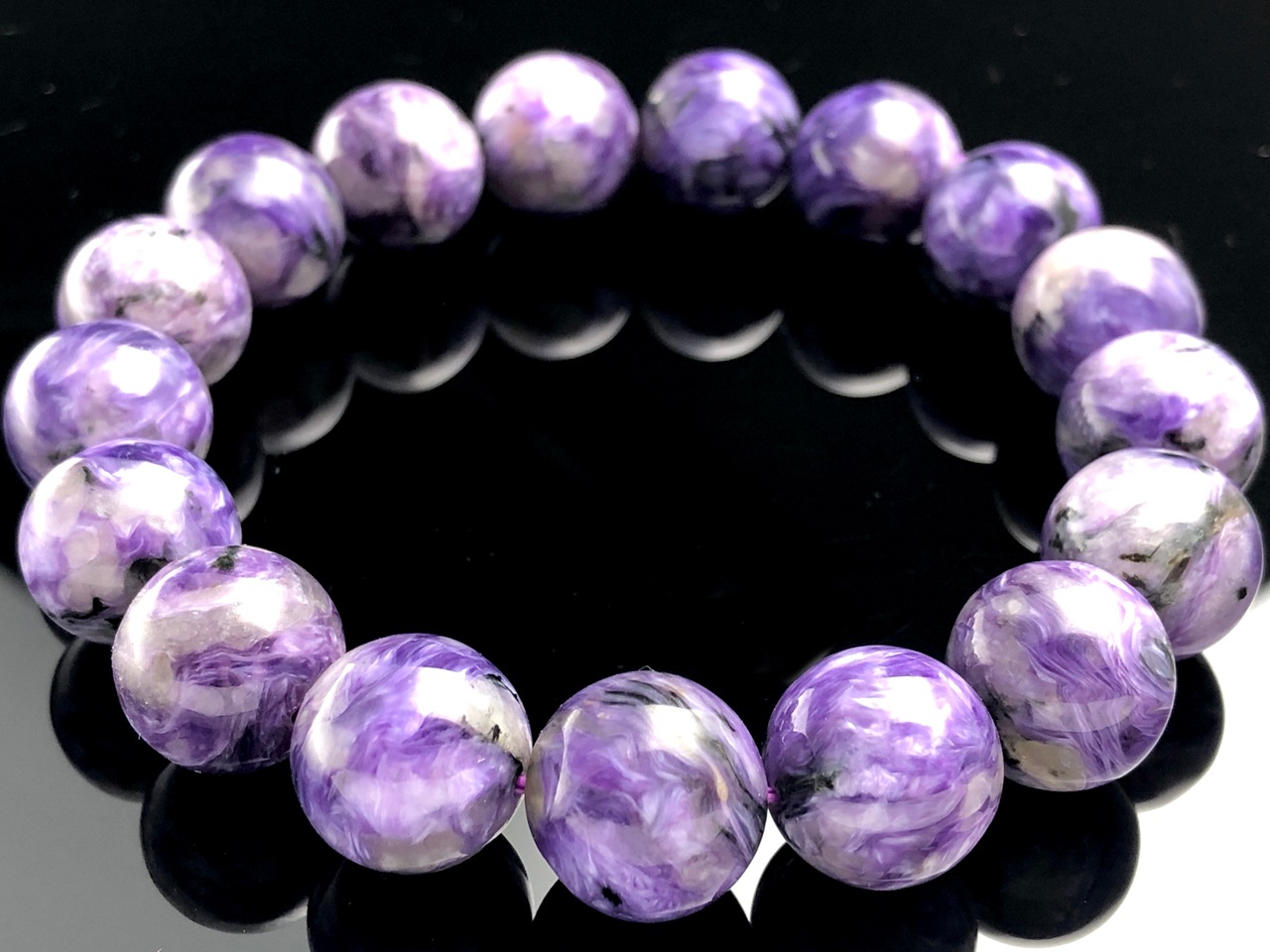 ��1��ʪ����������ҡ���󥰥��ȡ��������������ŷ���Х֥쥹��å�/����������ȡʥ������/Charoite��/�饦���/��13mm/1�ܡ�ŷ����/�ѥ���ȡ���ۡڥ���ꥫ�ġ����󡦹��Ÿ�����������Ͻ�Ÿ���㤤�դ���