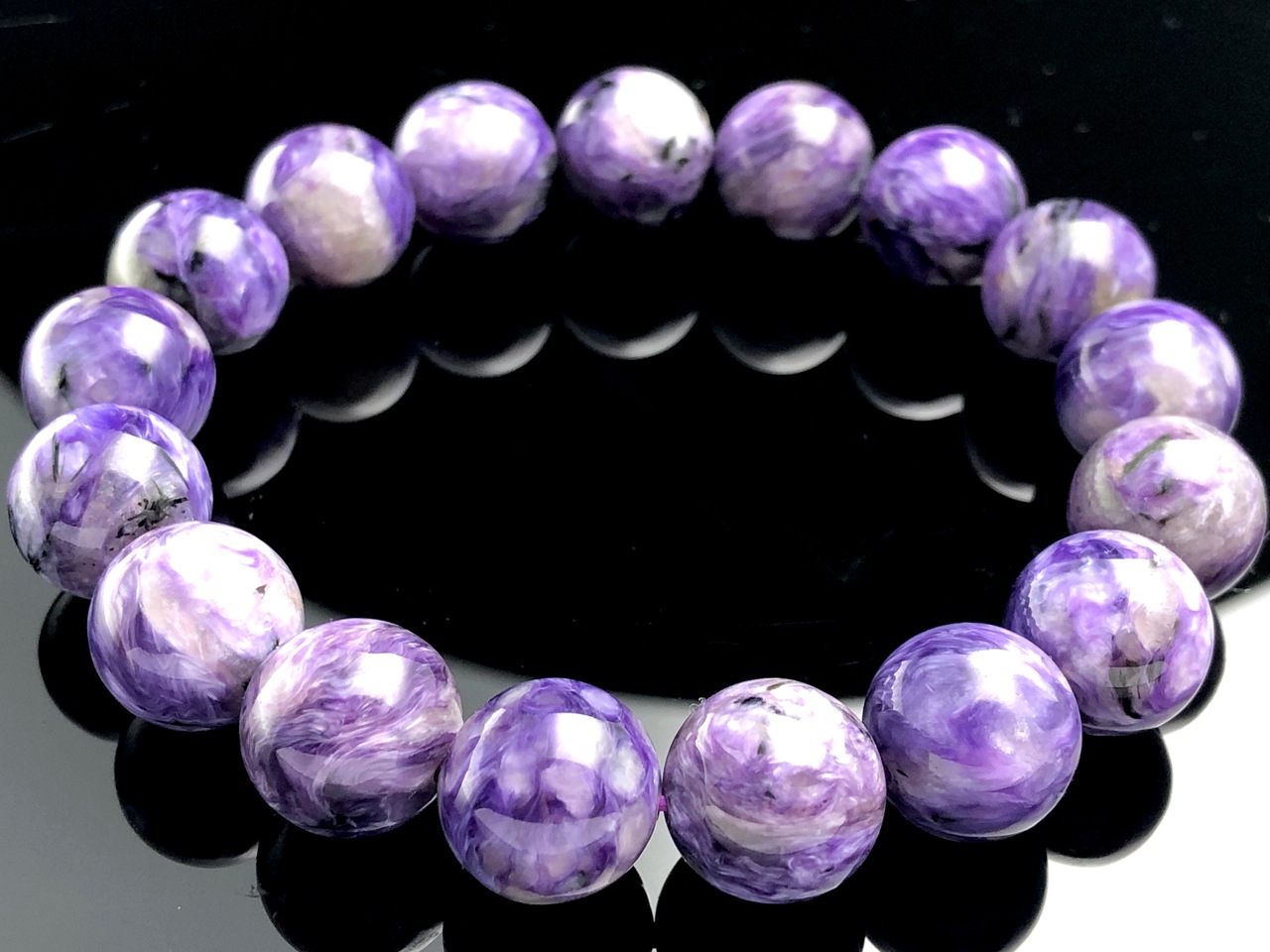 ��1��ʪ����������ҡ���󥰥��ȡ��������������ŷ���Х֥쥹��å�/����������ȡʥ������/Charoite��/�饦���/��13mm/1�ܡ�ŷ����/�ѥ���ȡ���ۡڥ���ꥫ�ġ����󡦹��Ÿ�����������Ͻ�Ÿ���㤤�դ���