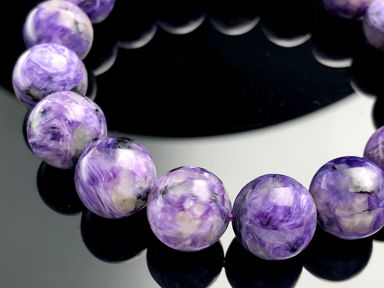 ��1��ʪ����������ҡ���󥰥��ȡ��������������ŷ���Х֥쥹��å�/����������ȡʥ������/Charoite��/�饦���/��13mm/1�ܡ�ŷ����/�ѥ���ȡ���ۡڥ���ꥫ�ġ����󡦹��Ÿ�����������Ͻ�Ÿ���㤤�դ���