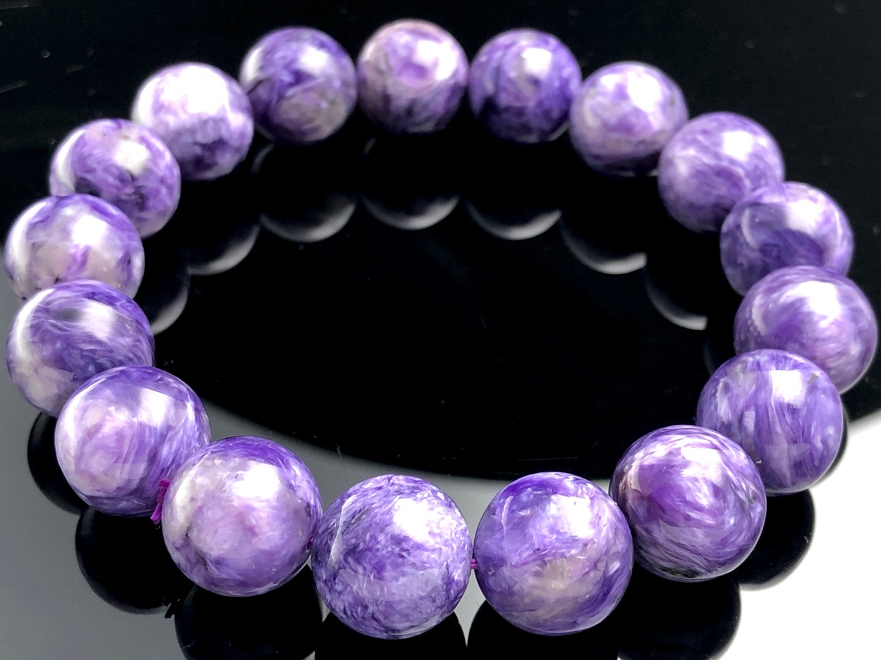 ¡Ú1ÅÀʪ¡ÛÀ¤³¦»°Âç¥Ò¡¼¥ê¥ó¥°¥¹¥È¡¼¥ó¡ú¥í¥·¥¢»º¡úÅ·Á³ÀХ֥쥹¥ì¥Ã¥È/¥Á¥ã¥í¥¢¥¤¥È¡Ê¥Á¥ã¥íÀÐ/Charoite¡Ë/¥é¥¦¥ó¥É/Ìó13mm/1ËÜ¡ÚÅ·Á³ÀÐ/¥Ñ¥ï¡¼¥¹¥È¡¼¥ó¡Û¡Ú¥¢¥á¥ê¥«¥Ä¡¼¥½¥ó¡¦¹á¹ÁŸ¼¨²ñ¡¦À¤³¦³ÆÃϽПÉÊÇ㤤ÉÕ¤±¡Û