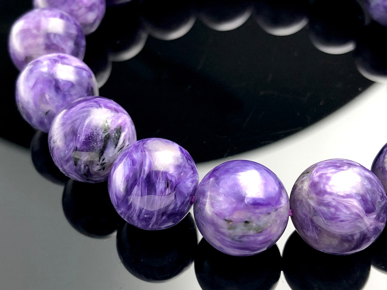 ¡Ú1ÅÀʪ¡ÛÀ¤³¦»°Âç¥Ò¡¼¥ê¥ó¥°¥¹¥È¡¼¥ó¡ú¥í¥·¥¢»º¡úÅ·Á³ÀХ֥쥹¥ì¥Ã¥È/¥Á¥ã¥í¥¢¥¤¥È¡Ê¥Á¥ã¥íÀÐ/Charoite¡Ë/¥é¥¦¥ó¥É/Ìó13mm/1ËÜ¡ÚÅ·Á³ÀÐ/¥Ñ¥ï¡¼¥¹¥È¡¼¥ó¡Û¡Ú¥¢¥á¥ê¥«¥Ä¡¼¥½¥ó¡¦¹á¹ÁŸ¼¨²ñ¡¦À¤³¦³ÆÃϽПÉÊÇ㤤ÉÕ¤±¡Û