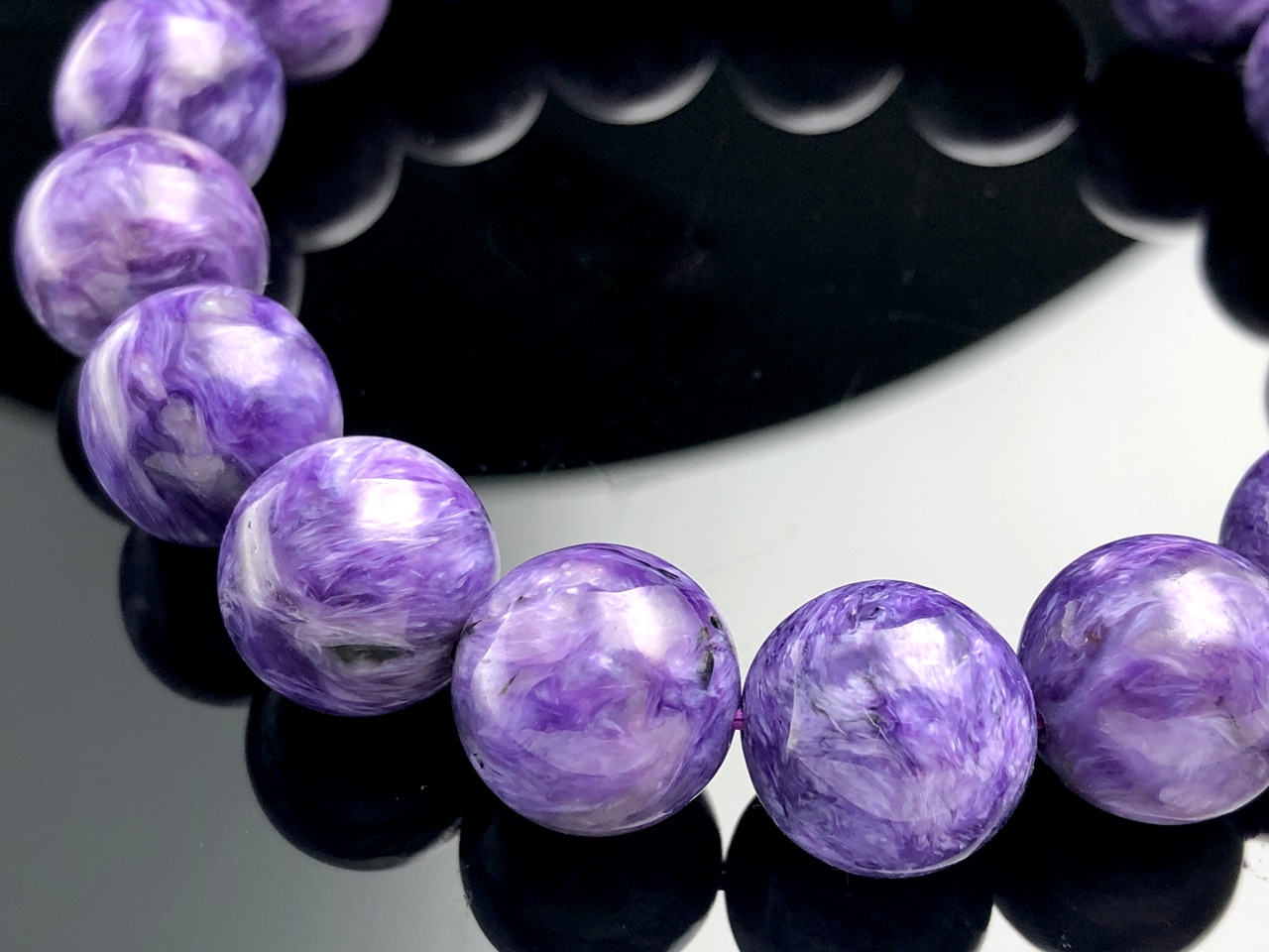 ¡Ú1ÅÀʪ¡ÛÀ¤³¦»°Âç¥Ò¡¼¥ê¥ó¥°¥¹¥È¡¼¥ó¡ú¥í¥·¥¢»º¡úÅ·Á³ÀХ֥쥹¥ì¥Ã¥È/¥Á¥ã¥í¥¢¥¤¥È¡Ê¥Á¥ã¥íÀÐ/Charoite¡Ë/¥é¥¦¥ó¥É/Ìó13mm/1ËÜ¡ÚÅ·Á³ÀÐ/¥Ñ¥ï¡¼¥¹¥È¡¼¥ó¡Û¡Ú¥¢¥á¥ê¥«¥Ä¡¼¥½¥ó¡¦¹á¹ÁŸ¼¨²ñ¡¦À¤³¦³ÆÃϽПÉÊÇ㤤ÉÕ¤±¡Û