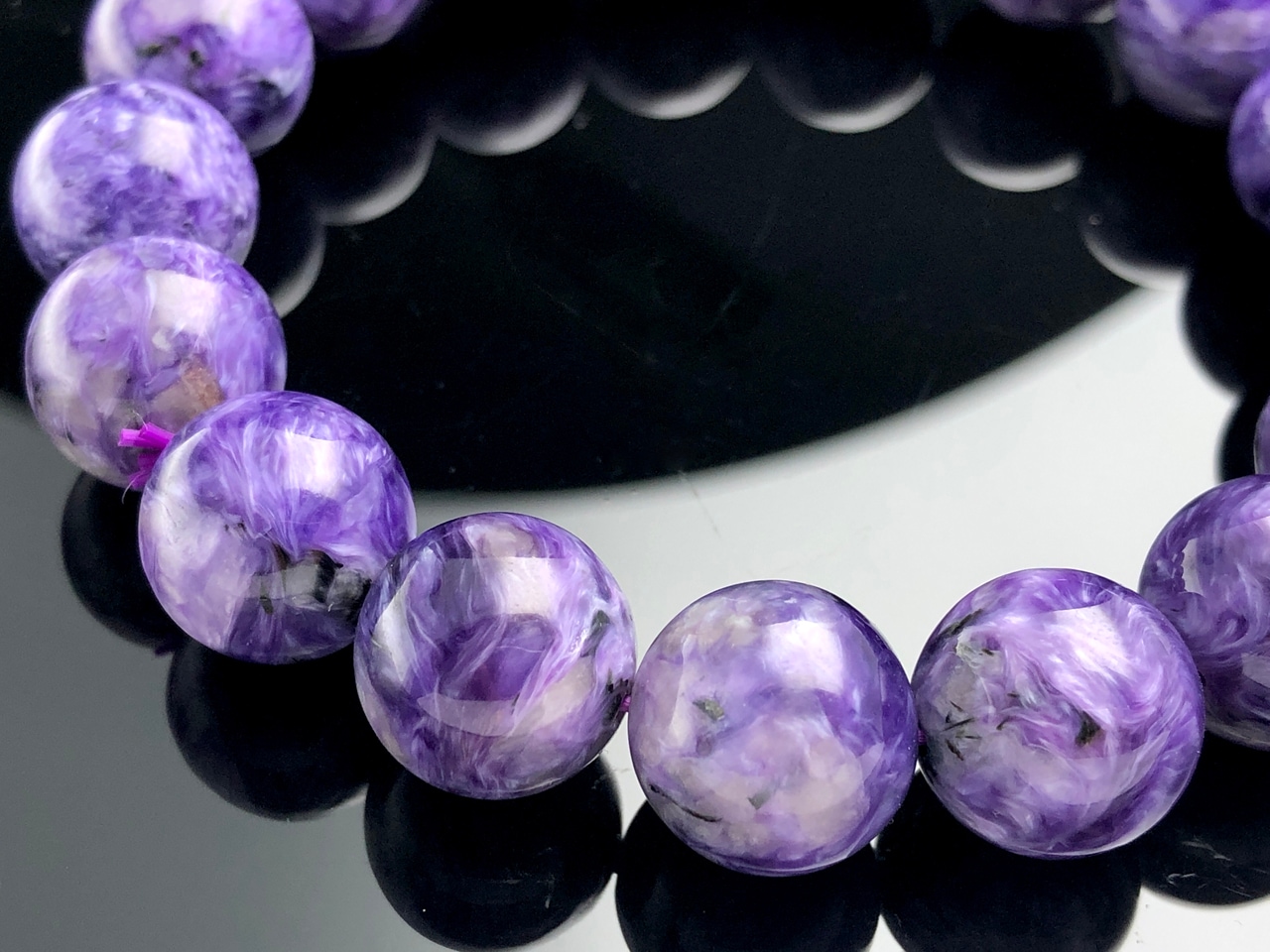 ¡Ú1ÅÀʪ¡ÛÀ¤³¦»°Âç¥Ò¡¼¥ê¥ó¥°¥¹¥È¡¼¥ó¡ú¥í¥·¥¢»º¡úÅ·Á³ÀХ֥쥹¥ì¥Ã¥È/¥Á¥ã¥í¥¢¥¤¥È¡Ê¥Á¥ã¥íÀÐ/Charoite¡Ë/¥é¥¦¥ó¥É/Ìó13mm/1ËÜ¡ÚÅ·Á³ÀÐ/¥Ñ¥ï¡¼¥¹¥È¡¼¥ó¡Û¡Ú¥¢¥á¥ê¥«¥Ä¡¼¥½¥ó¡¦¹á¹ÁŸ¼¨²ñ¡¦À¤³¦³ÆÃϽПÉÊÇ㤤ÉÕ¤±¡Û