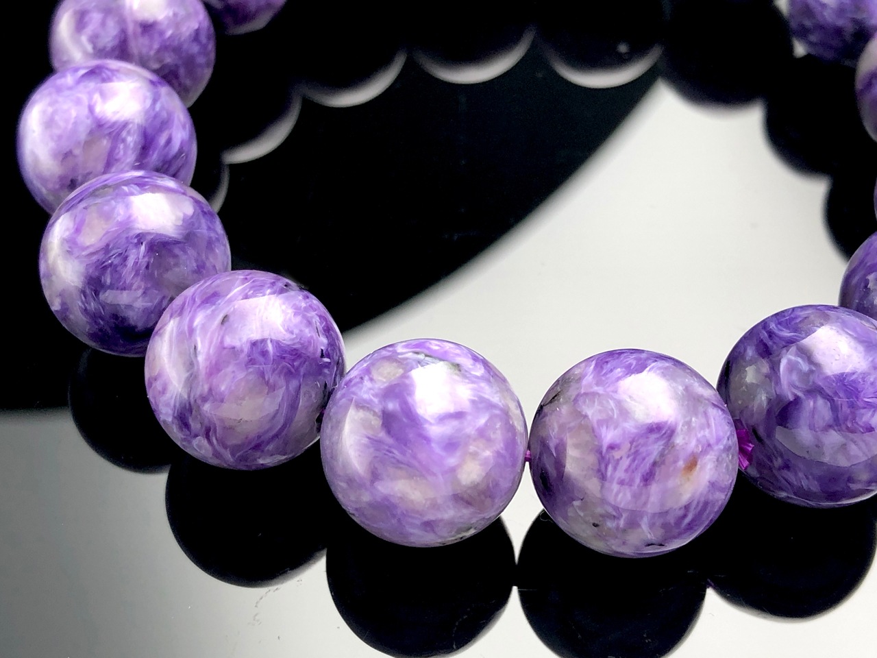 ��1��ʪ����������ҡ���󥰥��ȡ��������������ŷ���Х֥쥹��å�/����������ȡʥ������/Charoite��/�饦���/��14mm/1�ܡ�ŷ����/�ѥ���ȡ���ۡڥ���ꥫ�ġ����󡦹��Ÿ�����������Ͻ�Ÿ���㤤�դ���