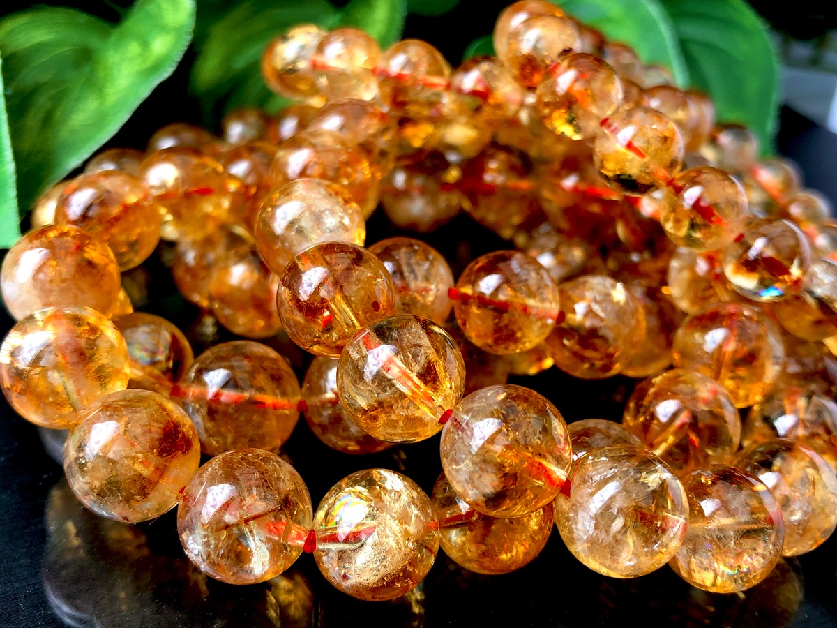 ⭐︎天然銅色ゴールドルチルクオーツ 丸玉 17mm 7.2g 【公式通販】