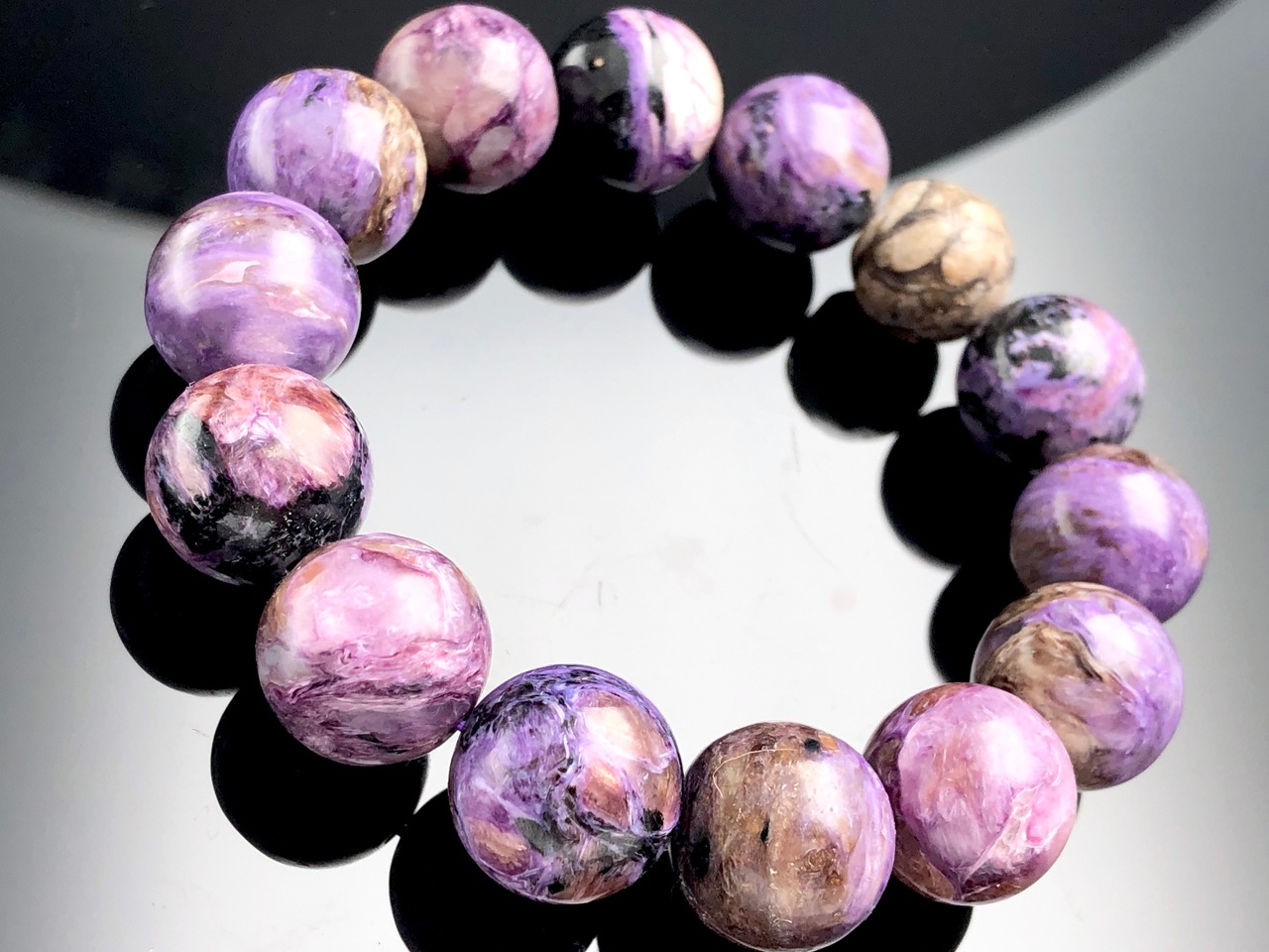 ��1��ʪ�ۿ͵��С���������ҡ���󥰥��ȡ�����ޡ��֥롦�Ȥꡦ�����ŷ���Х֥쥹��å�/�ޥȥ�å�������������ȡʥ������/Charoite��/�饦���/��15mm/1�ܡ�ŷ����/�ѥ���ȡ���ۡڥ���ꥫ�ġ����󡦹��Ÿ�����������Ͻ�Ÿ���㤤�դ���